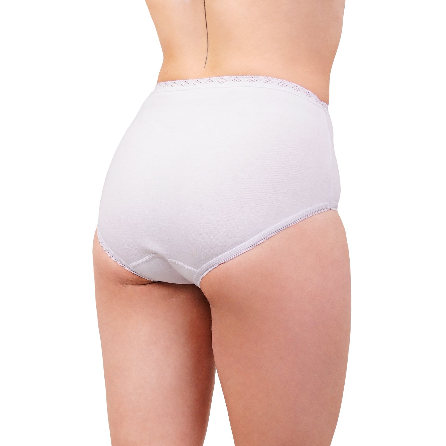 Pack 2 Calzones Algodón Tiro Alto 20518