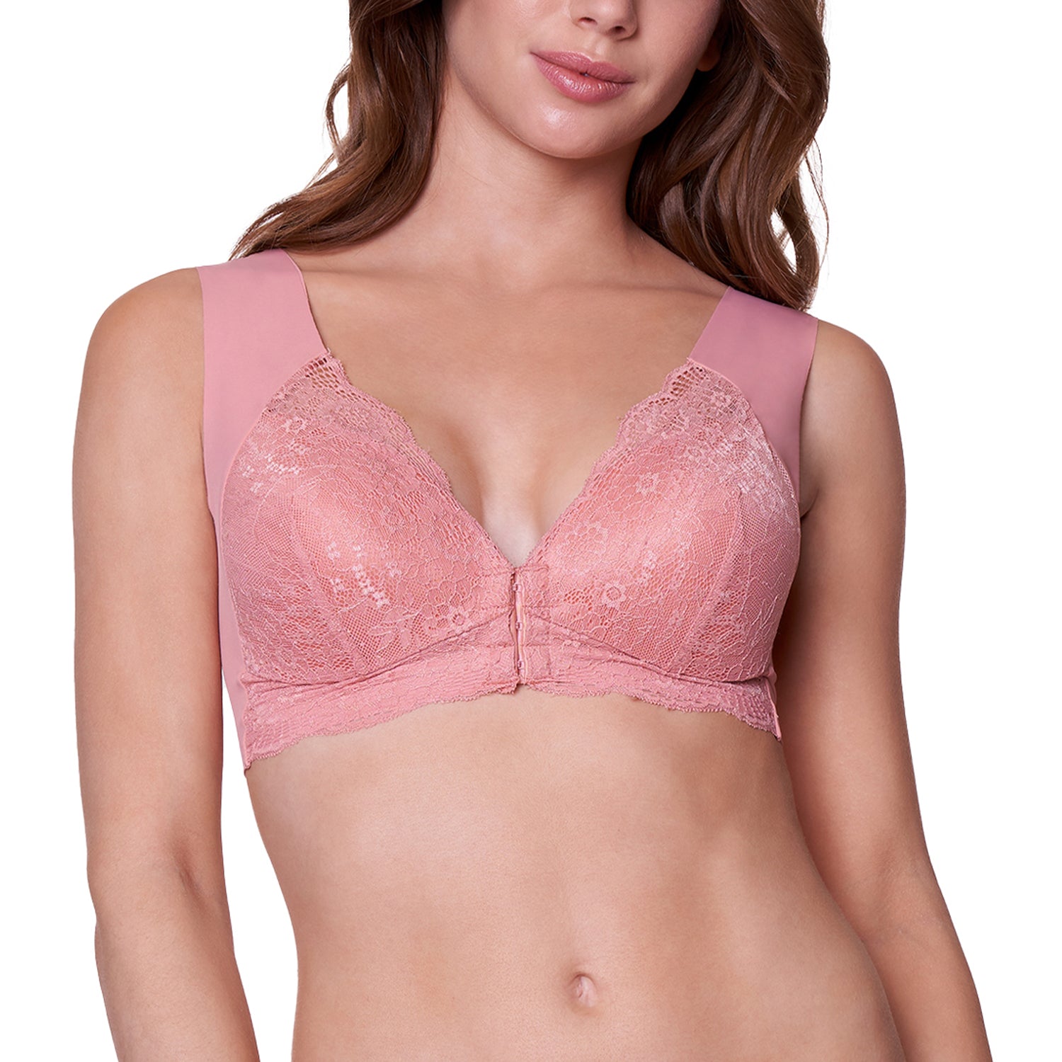 Sostén Seamless Broche Delantero Corte Laser 3915