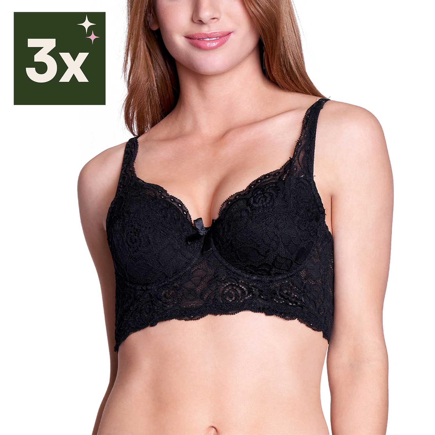Sostén Bustier Encaje 3896