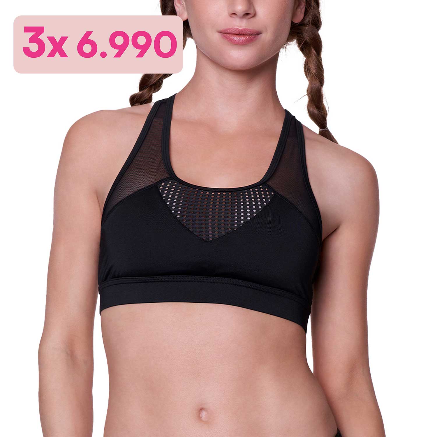 Sostén Peto Deportivo Fitness Seamless 3905