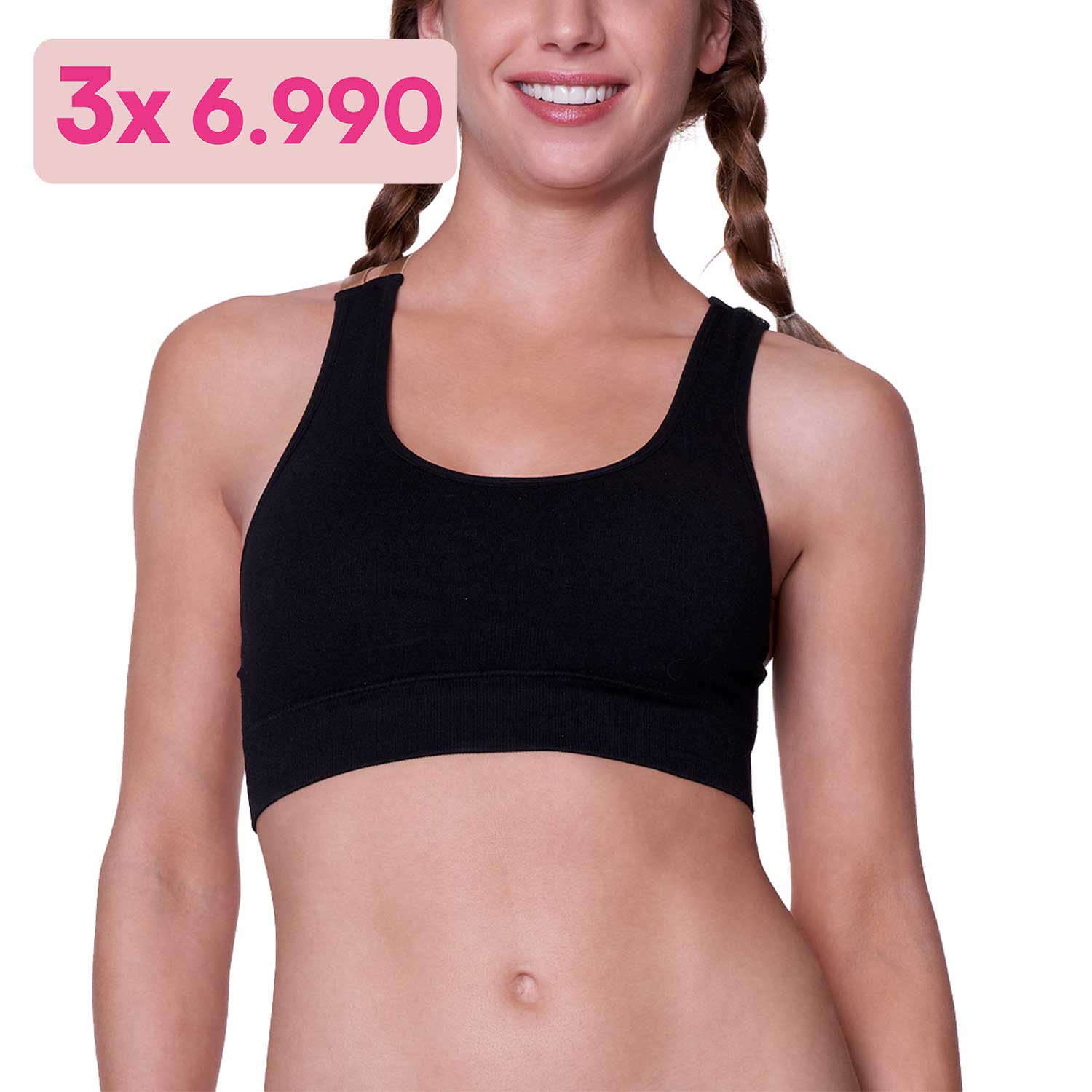 Sostén Peto Deportivo Fitness Seamless 3906
