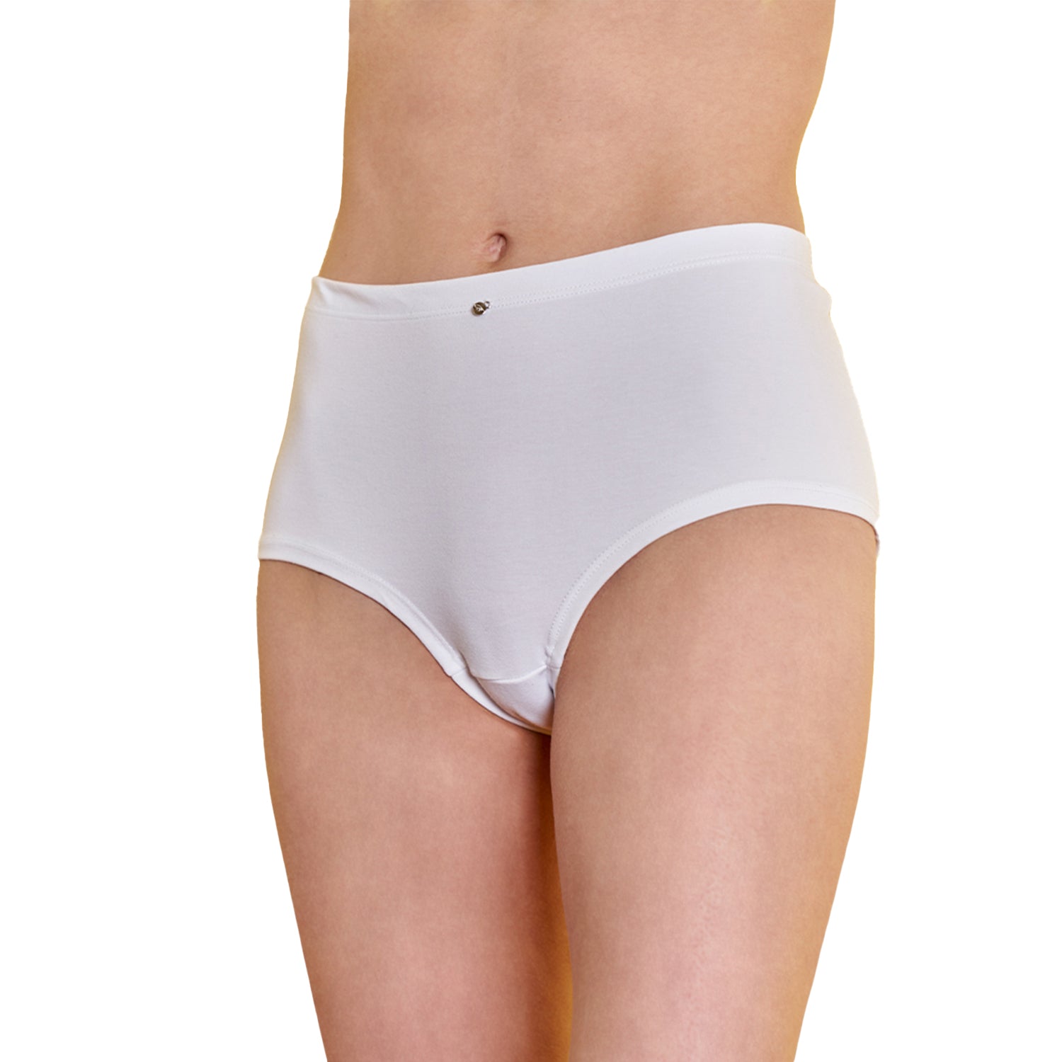 Pack 3 Calzones Tiro Alto Algodón Lycra 20420