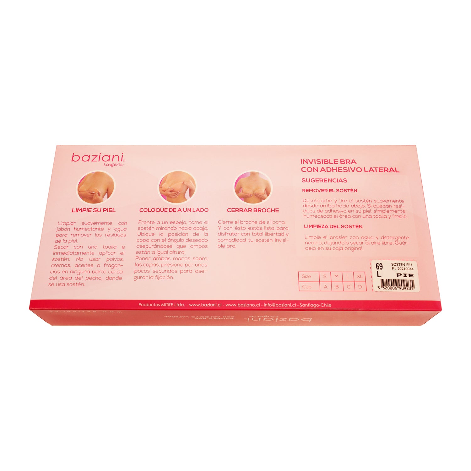 Sostén Silicona Adhesivo 69