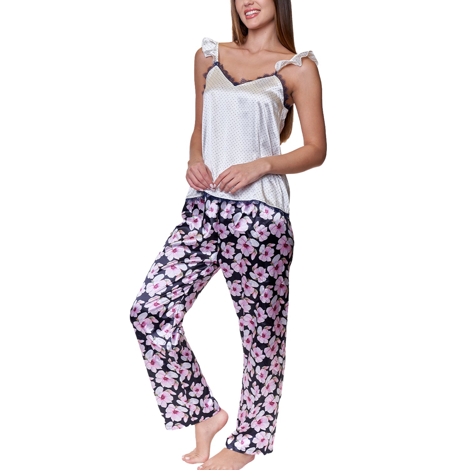 Pijama Satín 8608 Baziani