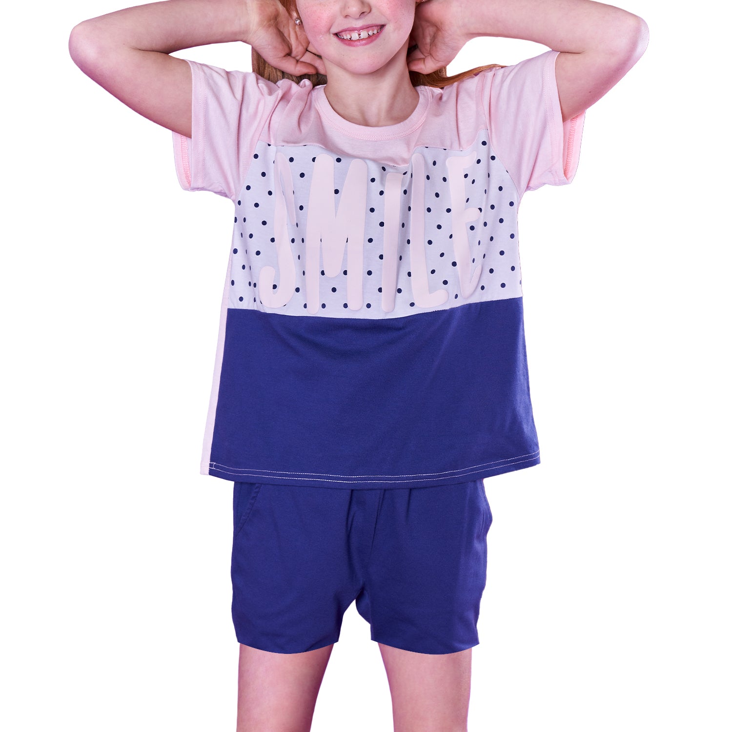 Pijama Short Niña 7337