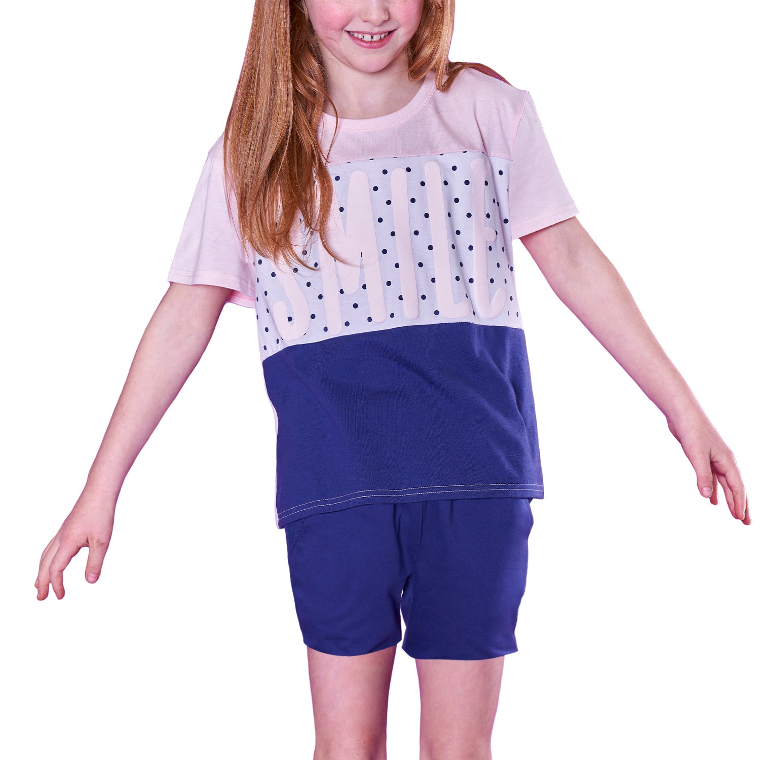 Pijama Short Niña 7337
