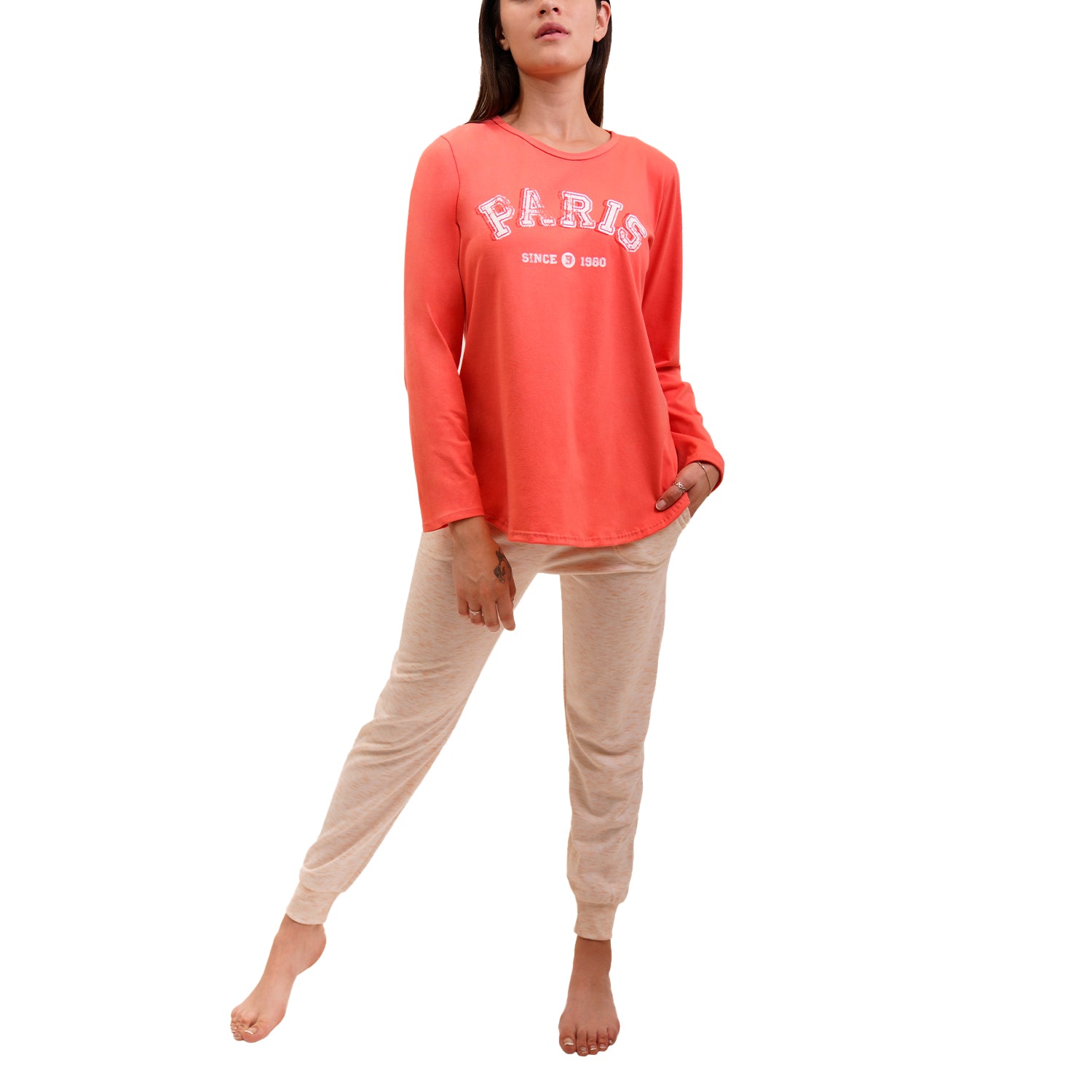 Pijama Algodón Mujer 8662