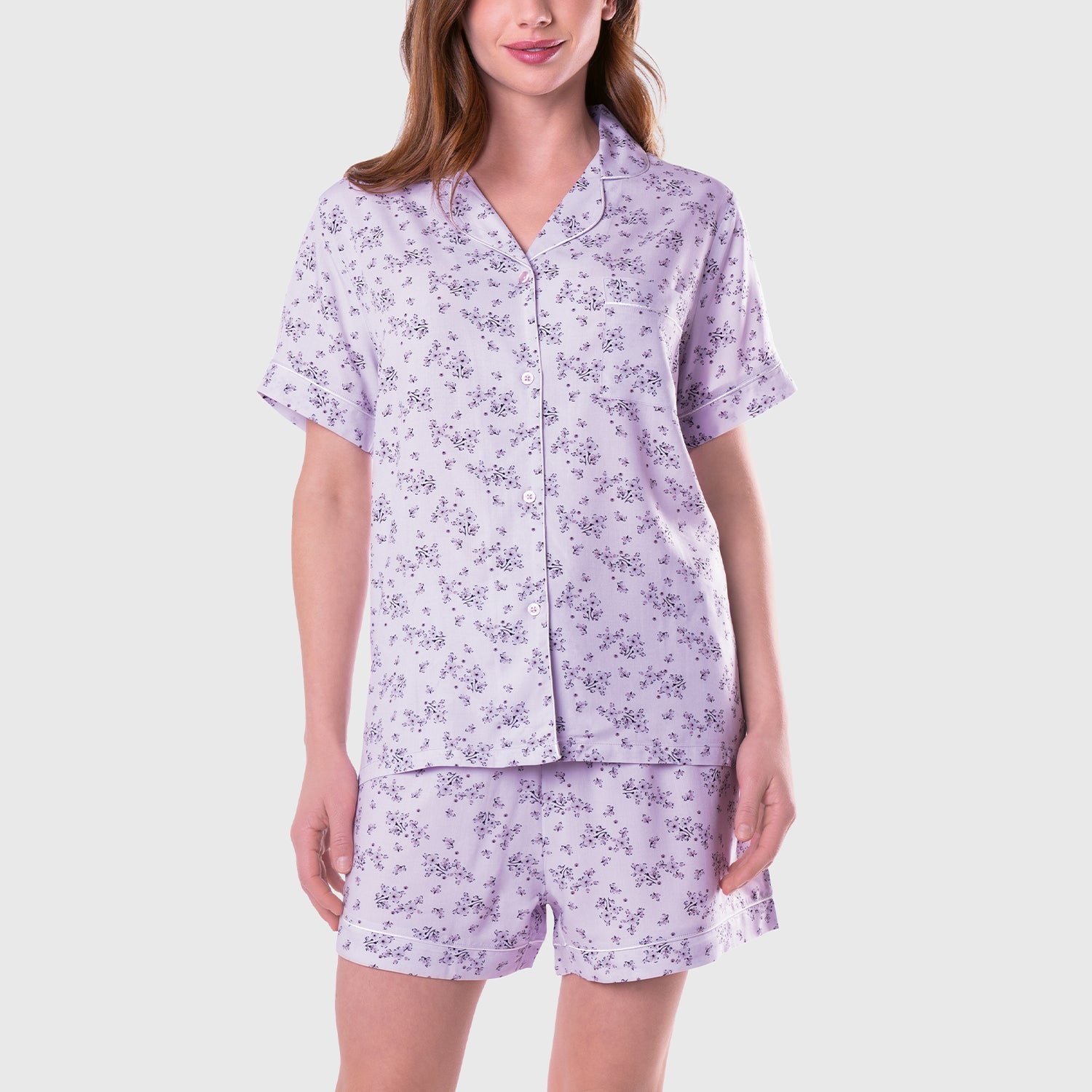 Pijama Corto Mujer 8687