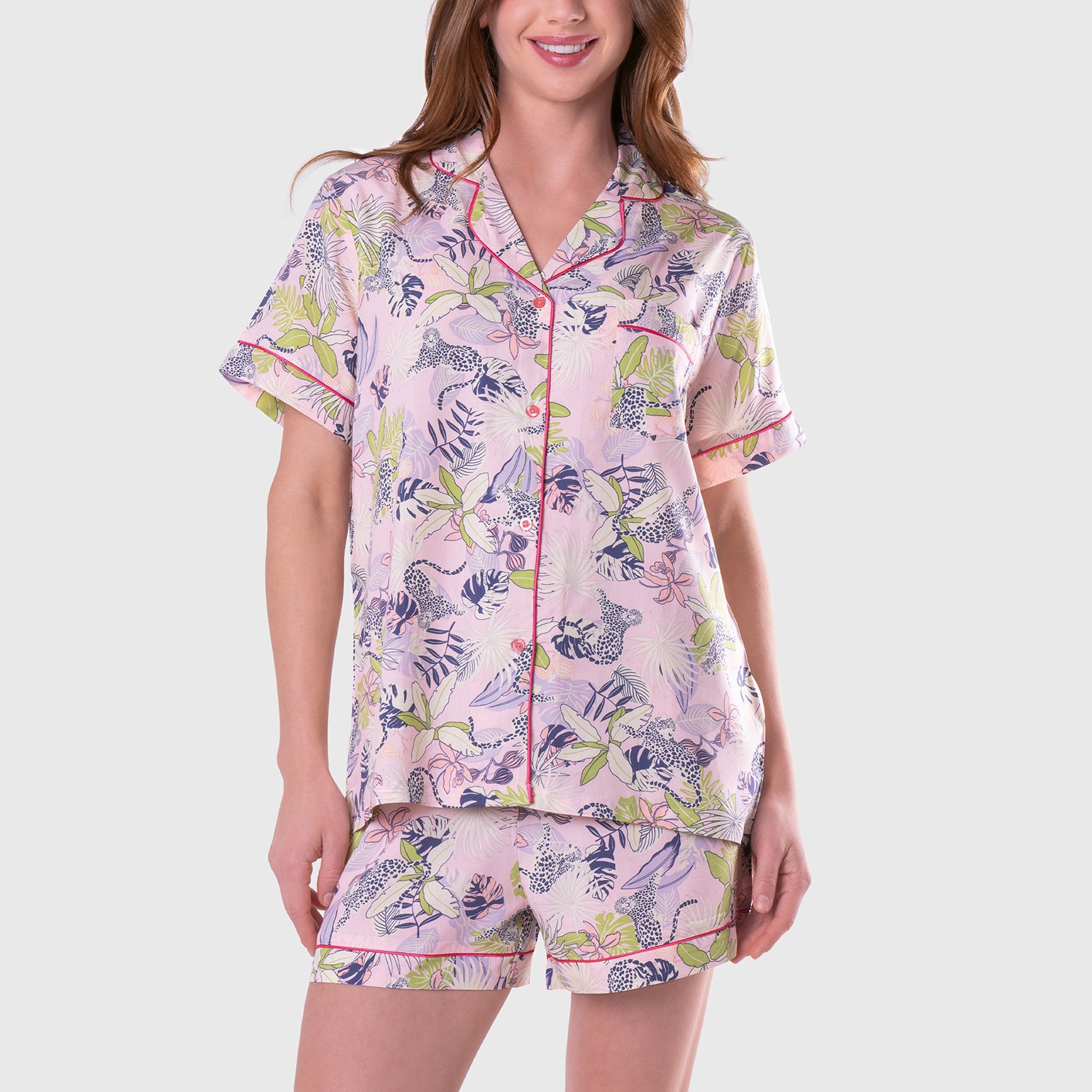 Pijama Corto Mujer 8688