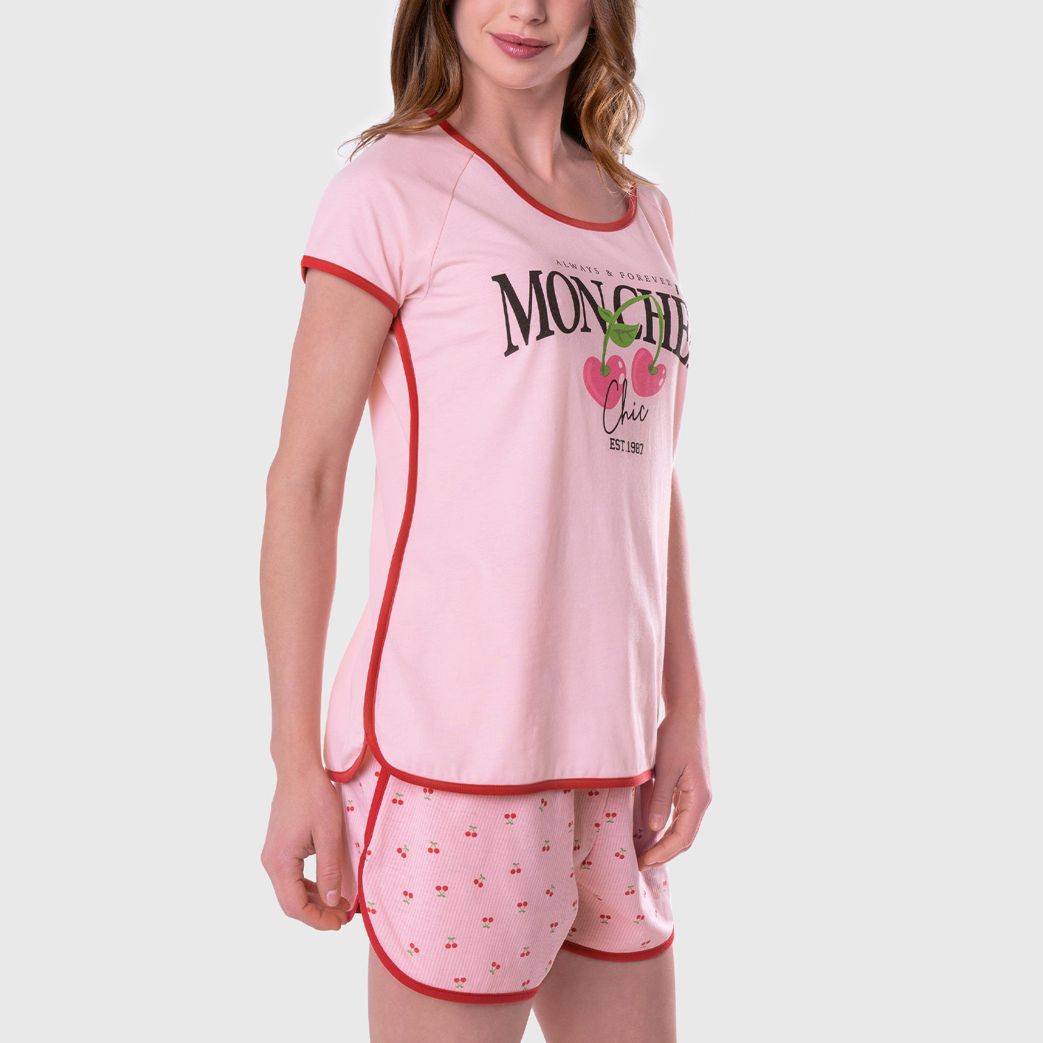 Pijama Corto Mujer 8693