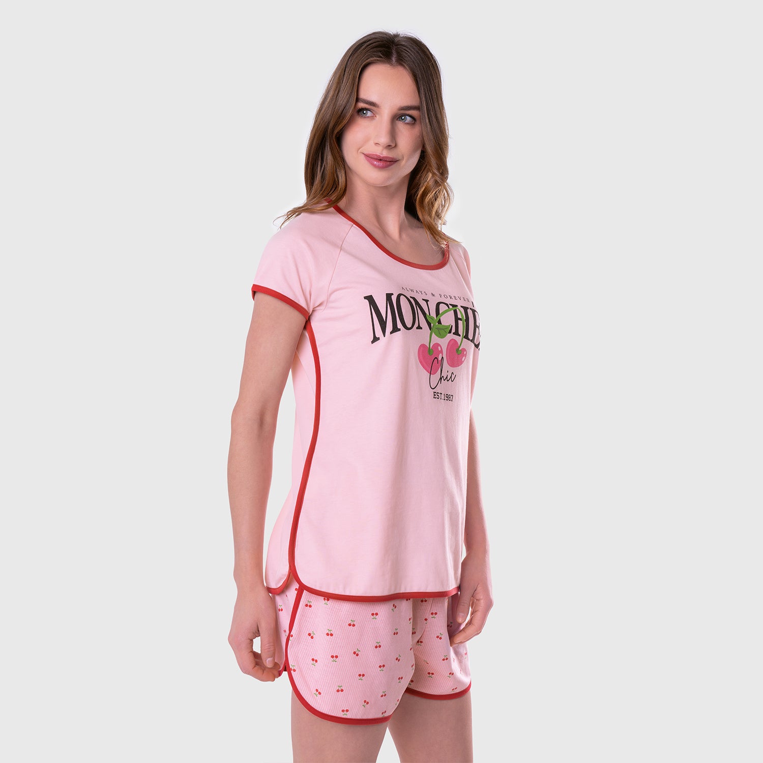 Pijama Corto Mujer 8693