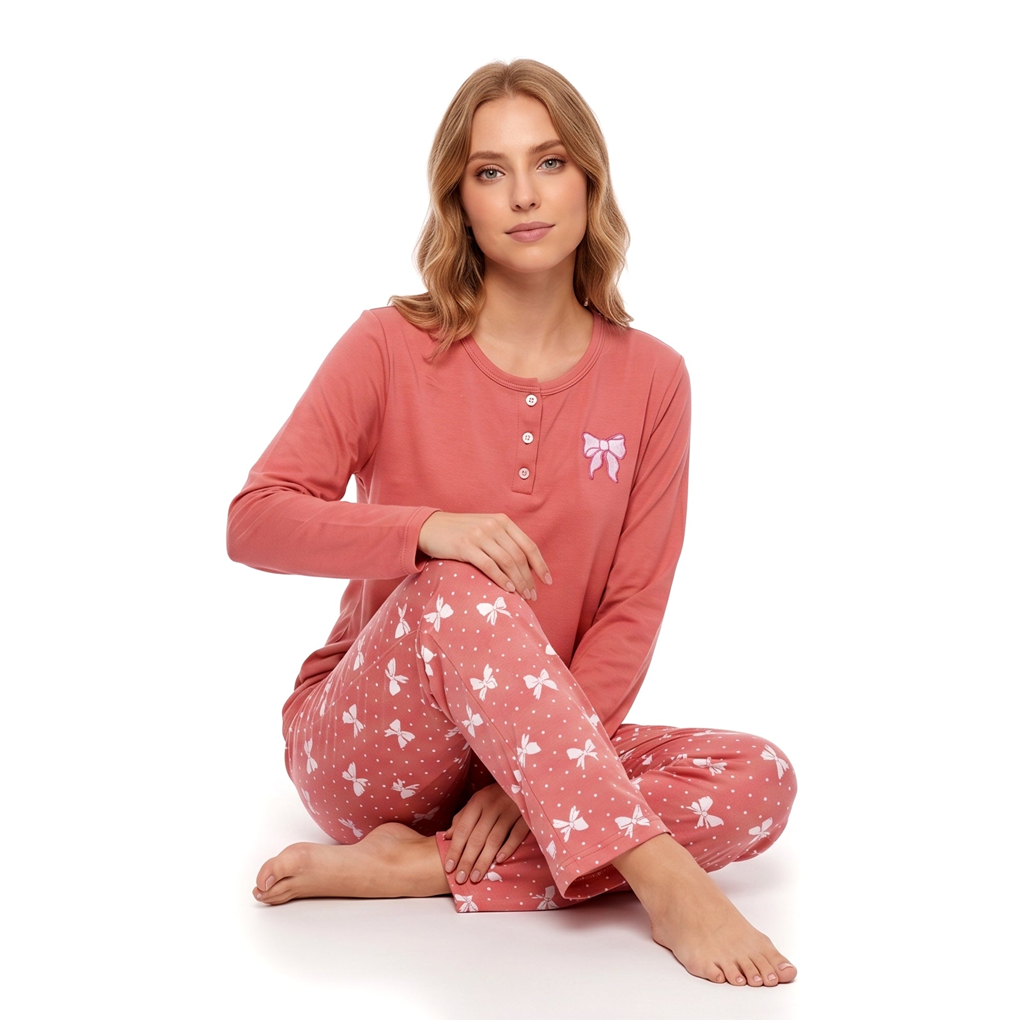 PIJAMA MICROPOLAR MUJER 8726