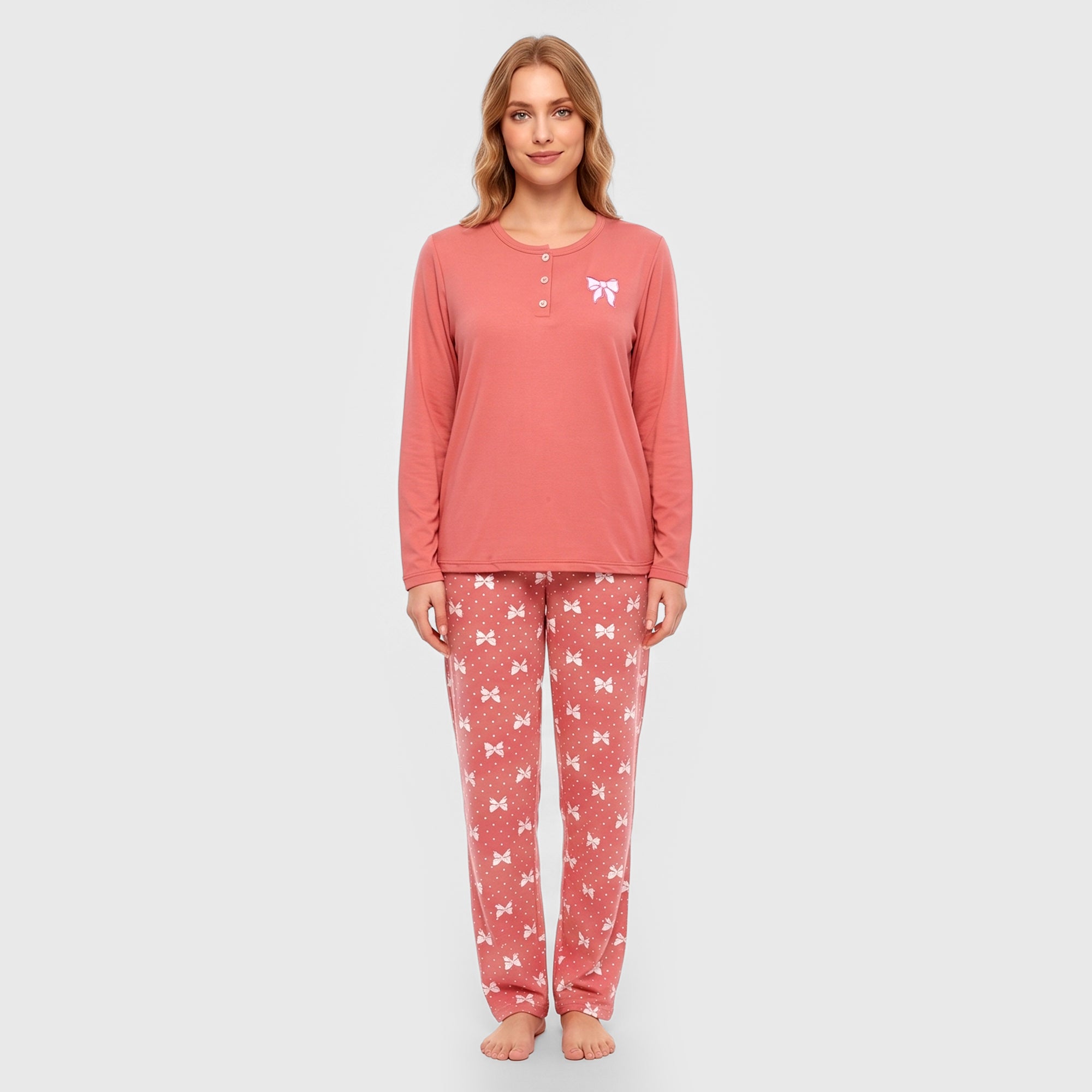 PIJAMA MICROPOLAR MUJER 8726