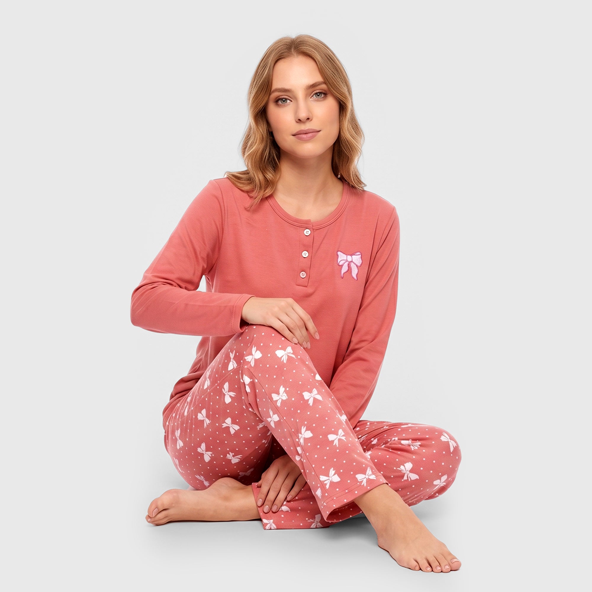 PIJAMA MICROPOLAR MUJER 8726