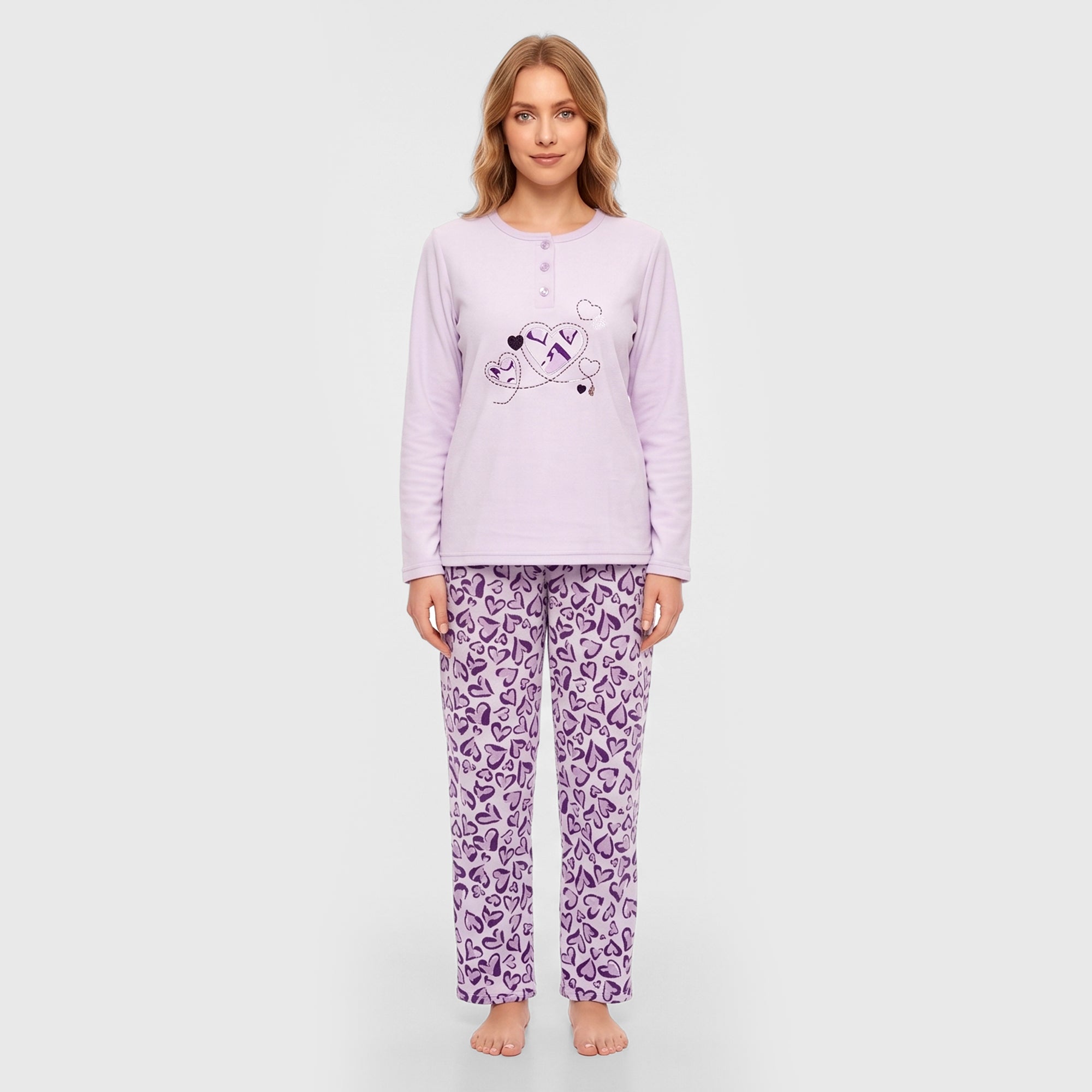 PIJAMA MICROPOLAR MUJER 8732