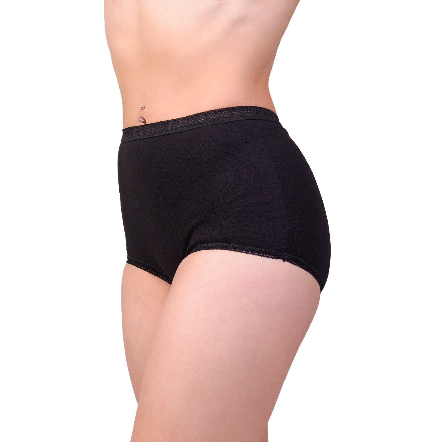 Pack 2 Calzones Algodón Tiro Alto 20518