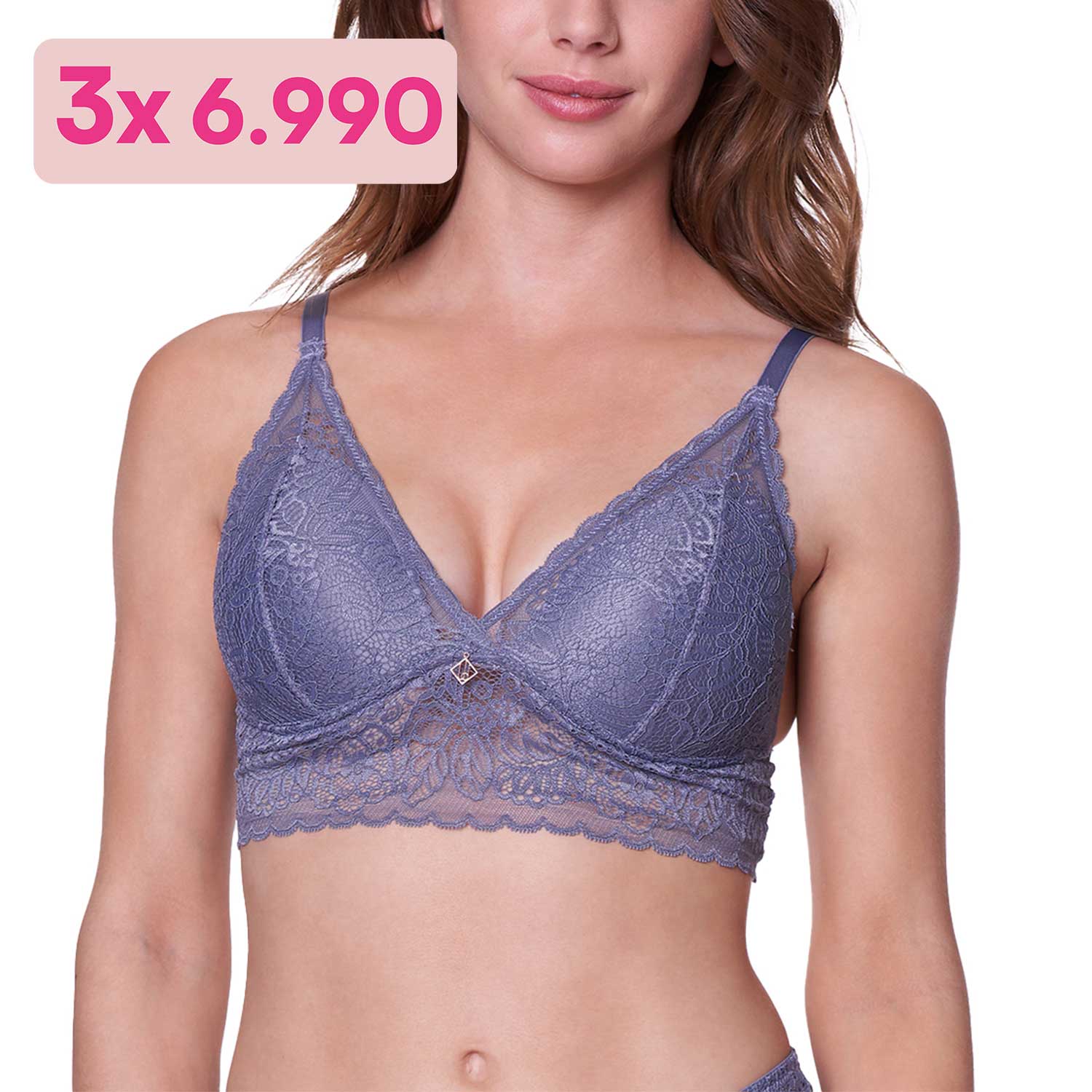 Sostén Bralette Encaje Soft Comfy 3869