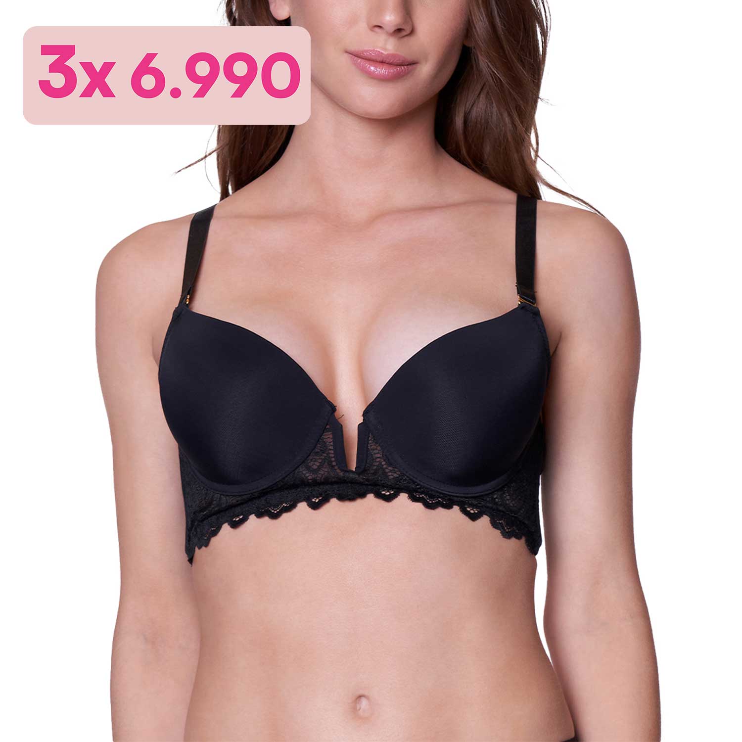 Sostén Encaje Sin Soft 3675