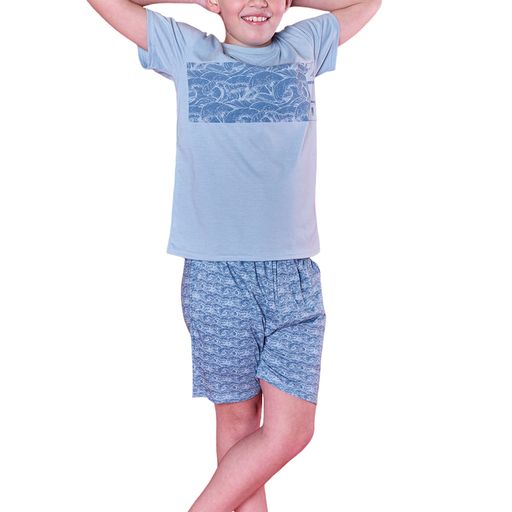 Pijama corto niño Cotton 7322