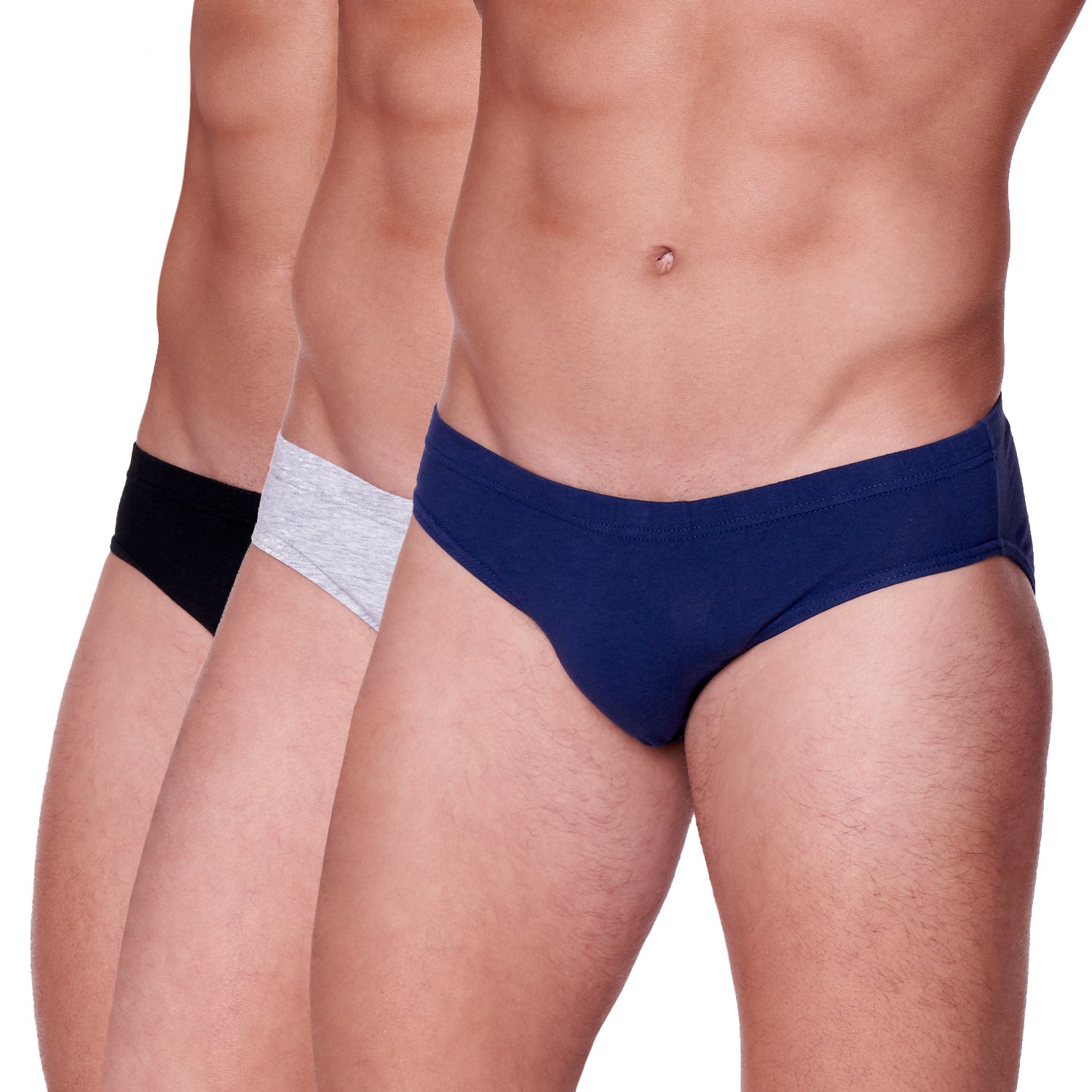 Pack 3 Slip Algodón Lycra 5409