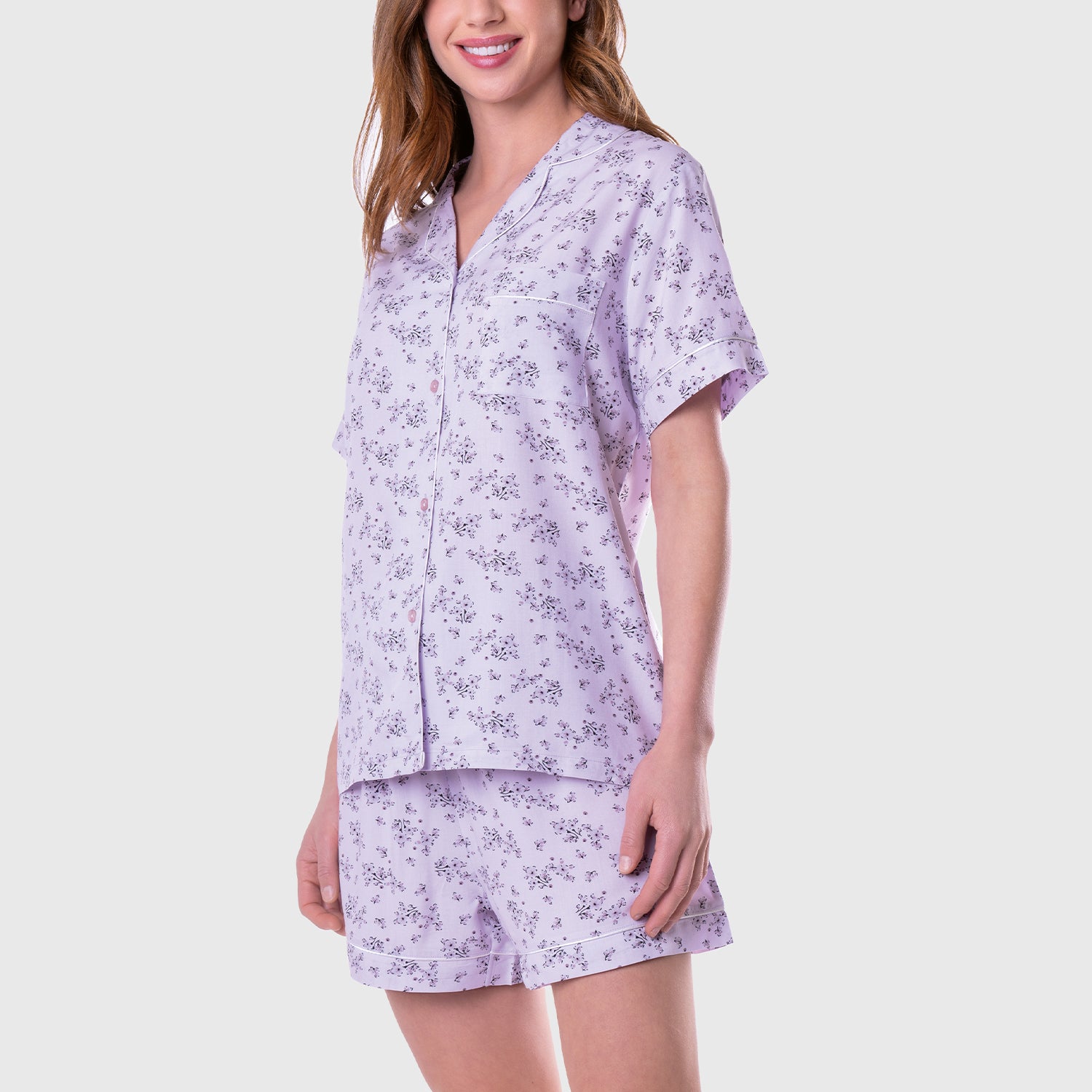 Pijama Corto Mujer 8687