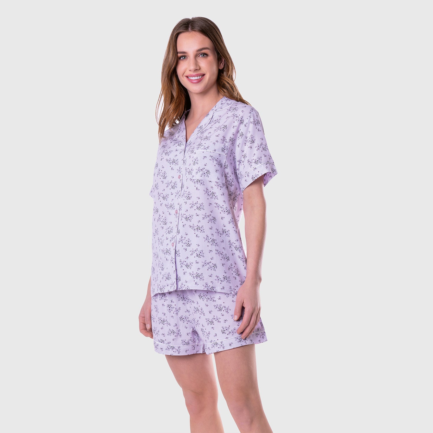Pijama Corto Mujer 8687