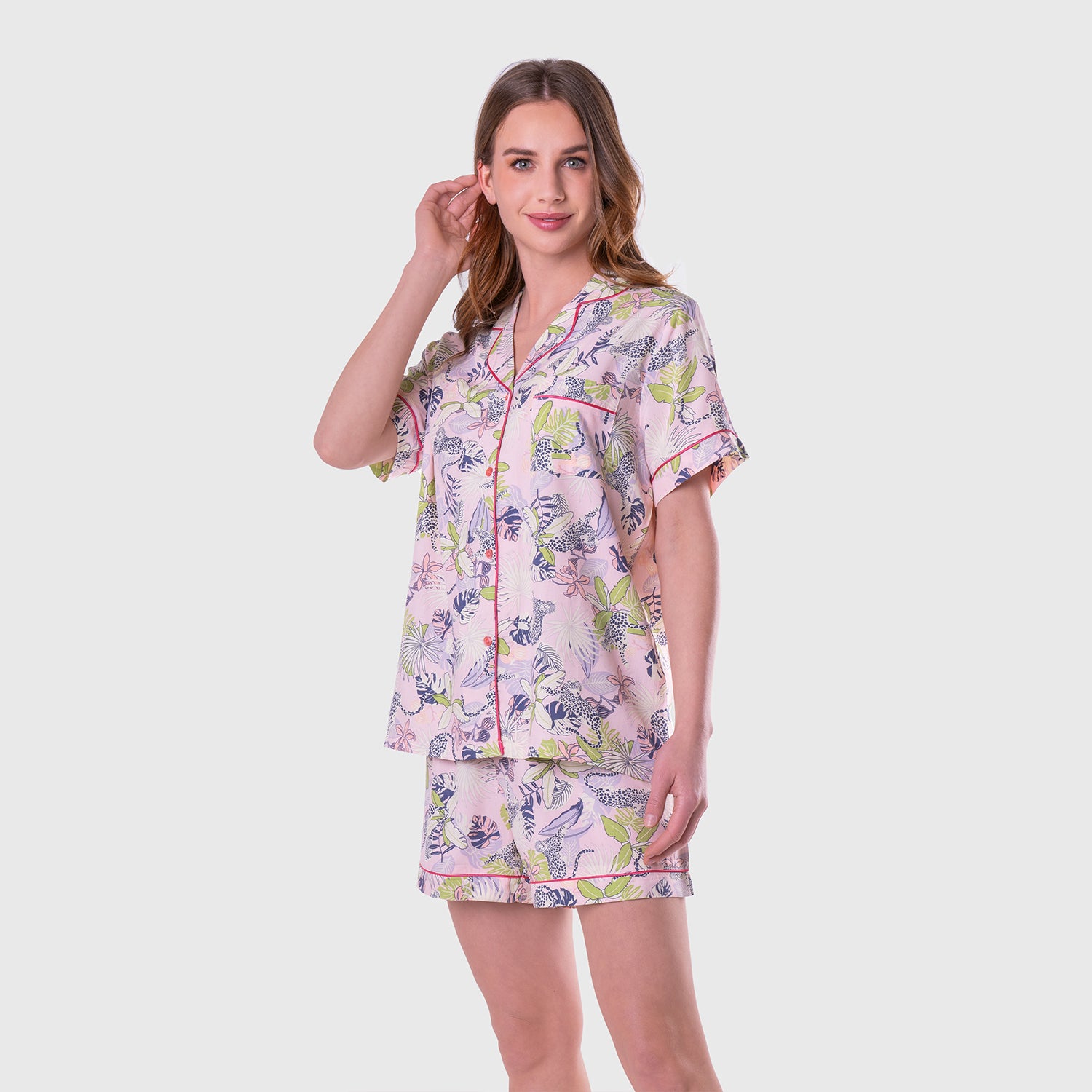 Pijama Corto Mujer 8688
