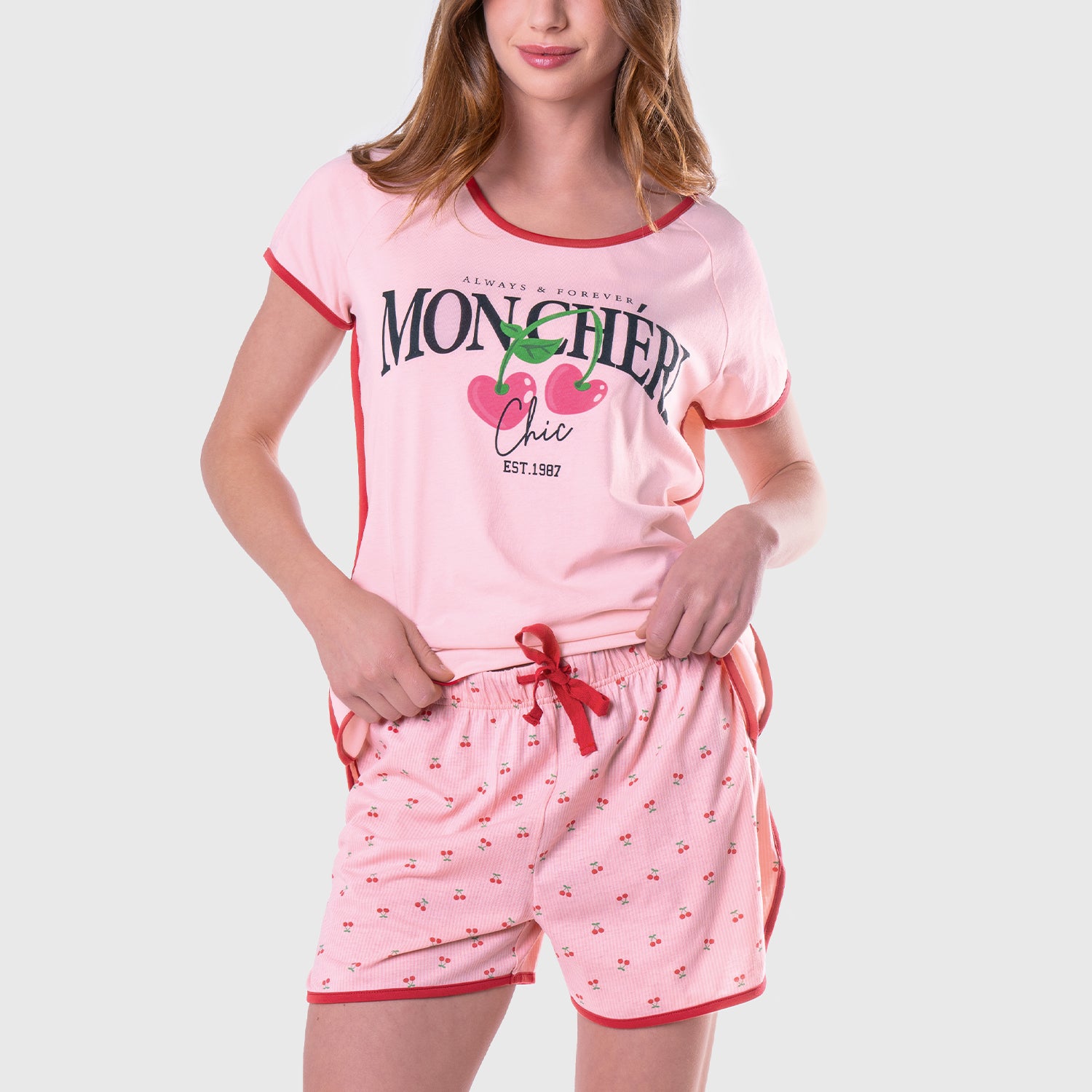 Pijama Corto Mujer 8693