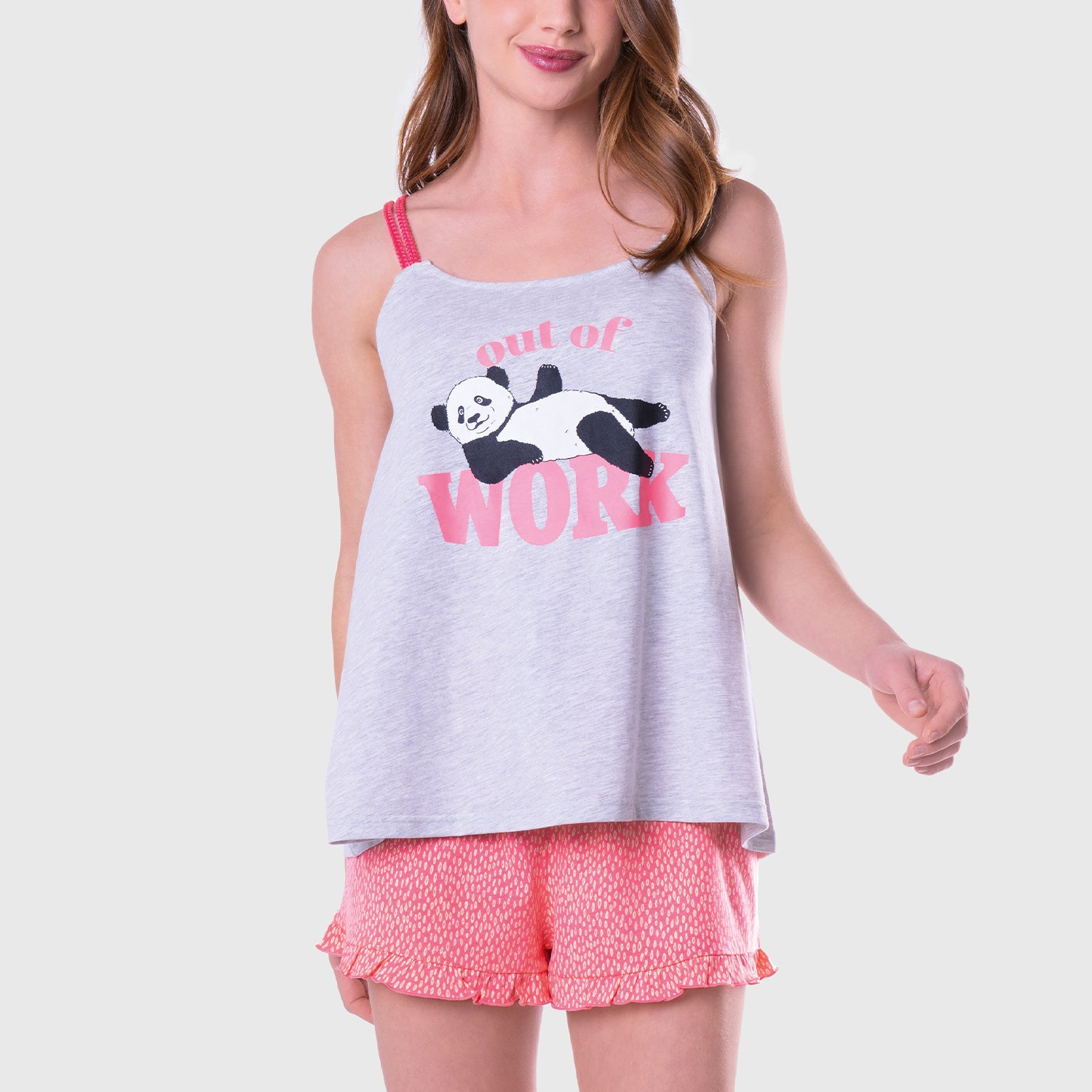 Pijama Corto Mujer 8696