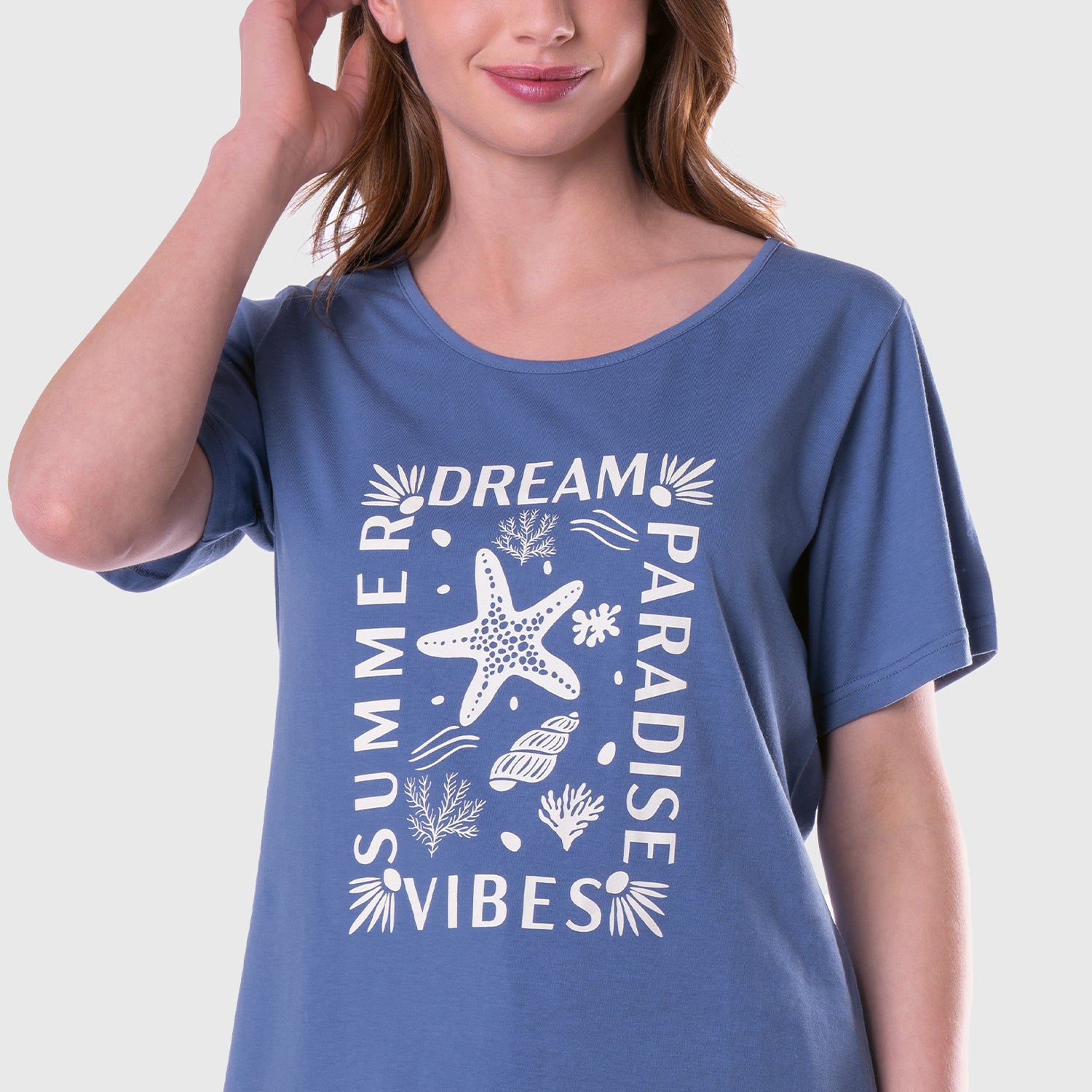 Pijama Corto Mujer 8697