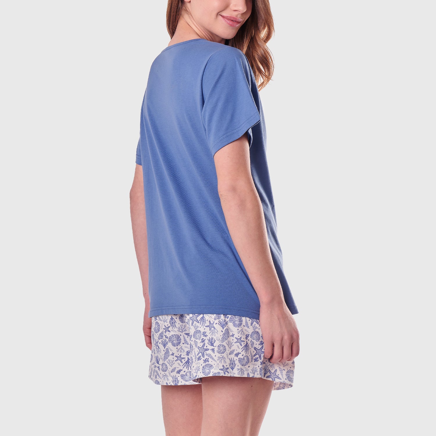 Pijama Corto Mujer 8697