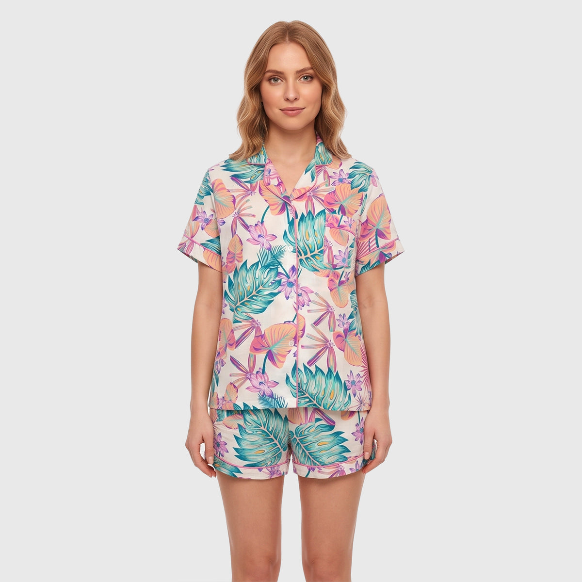 PIJAMA CAMISERO MUJER 8715