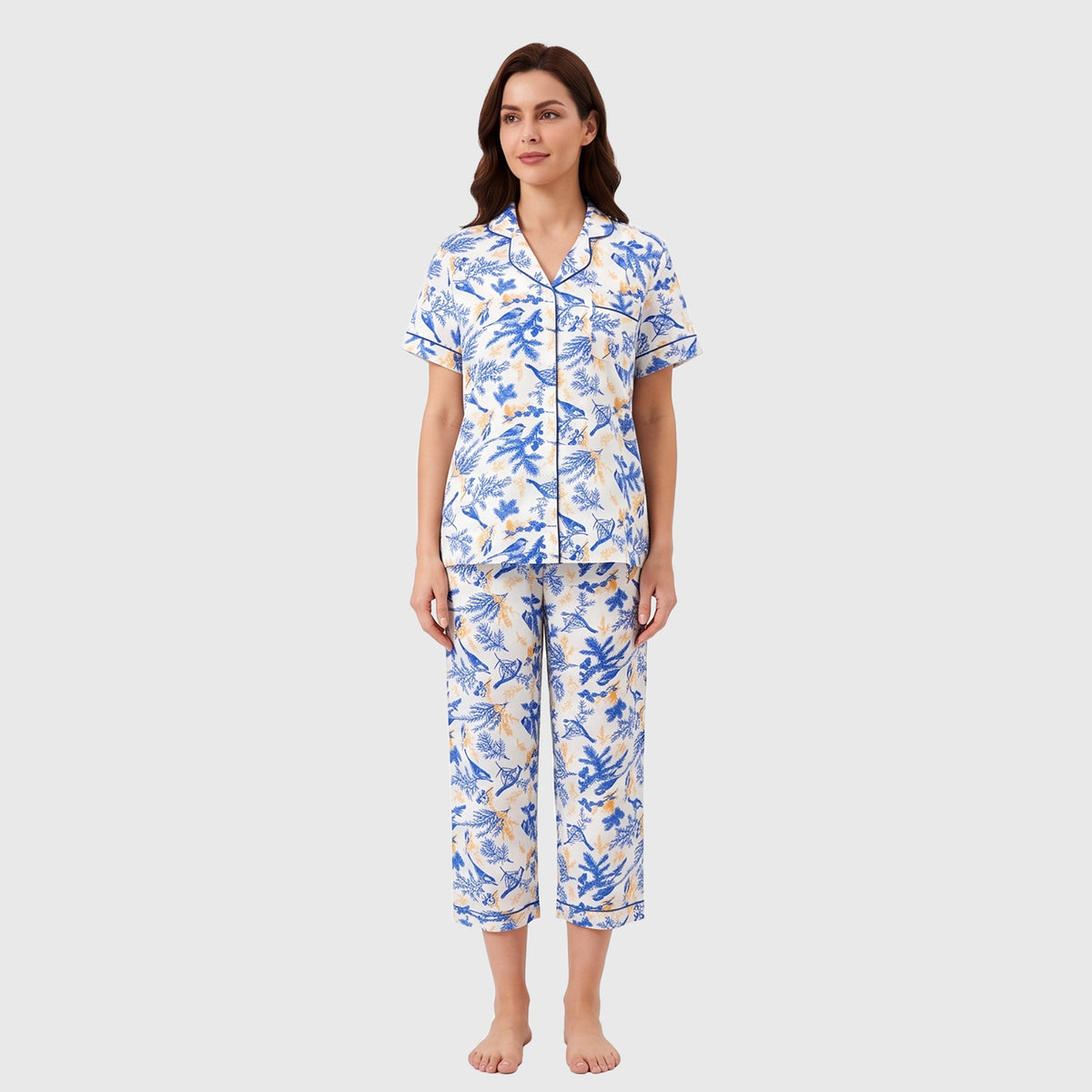 PIJAMA CAMISERO MUJER 8716
