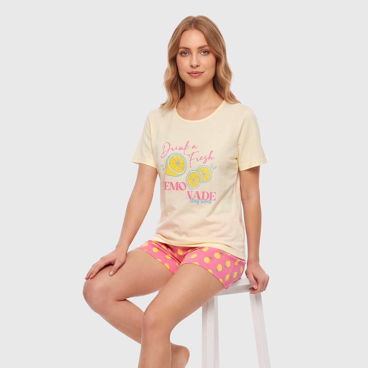 PIJAMA MUJER LEMON 8719