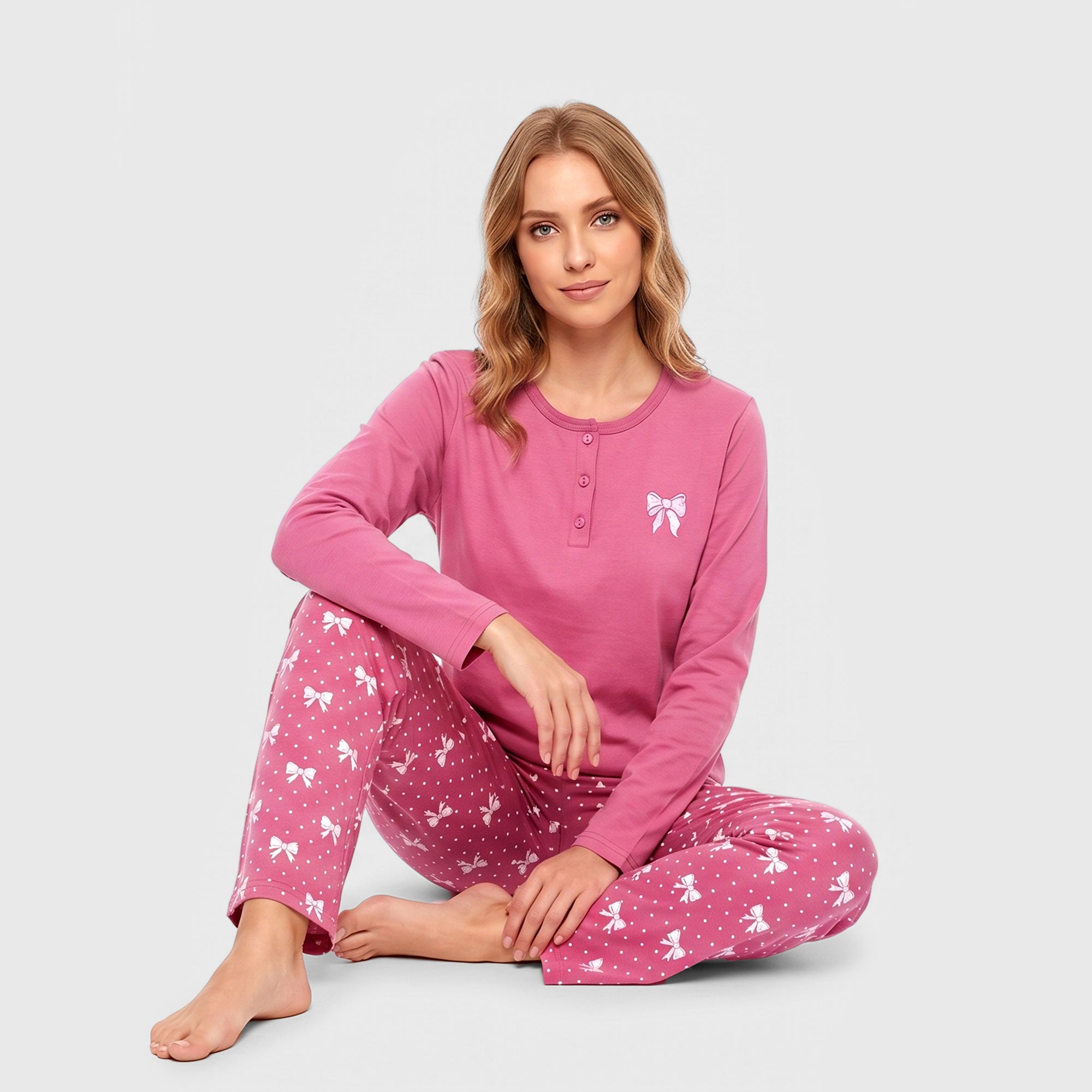 PIJAMA MICROPOLAR MUJER 8726