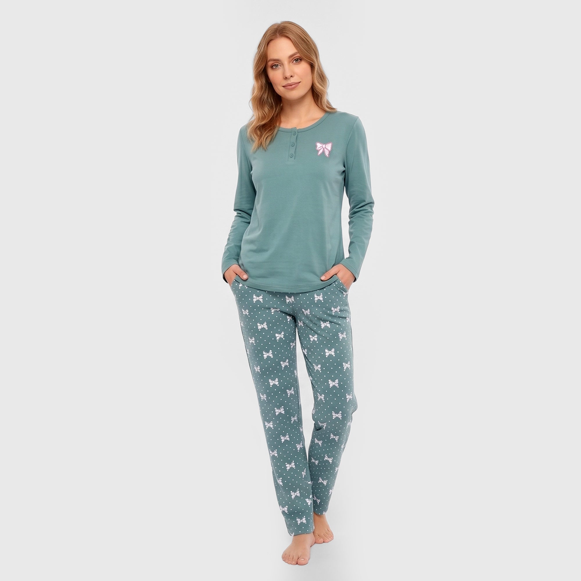 PIJAMA MICROPOLAR MUJER 8726