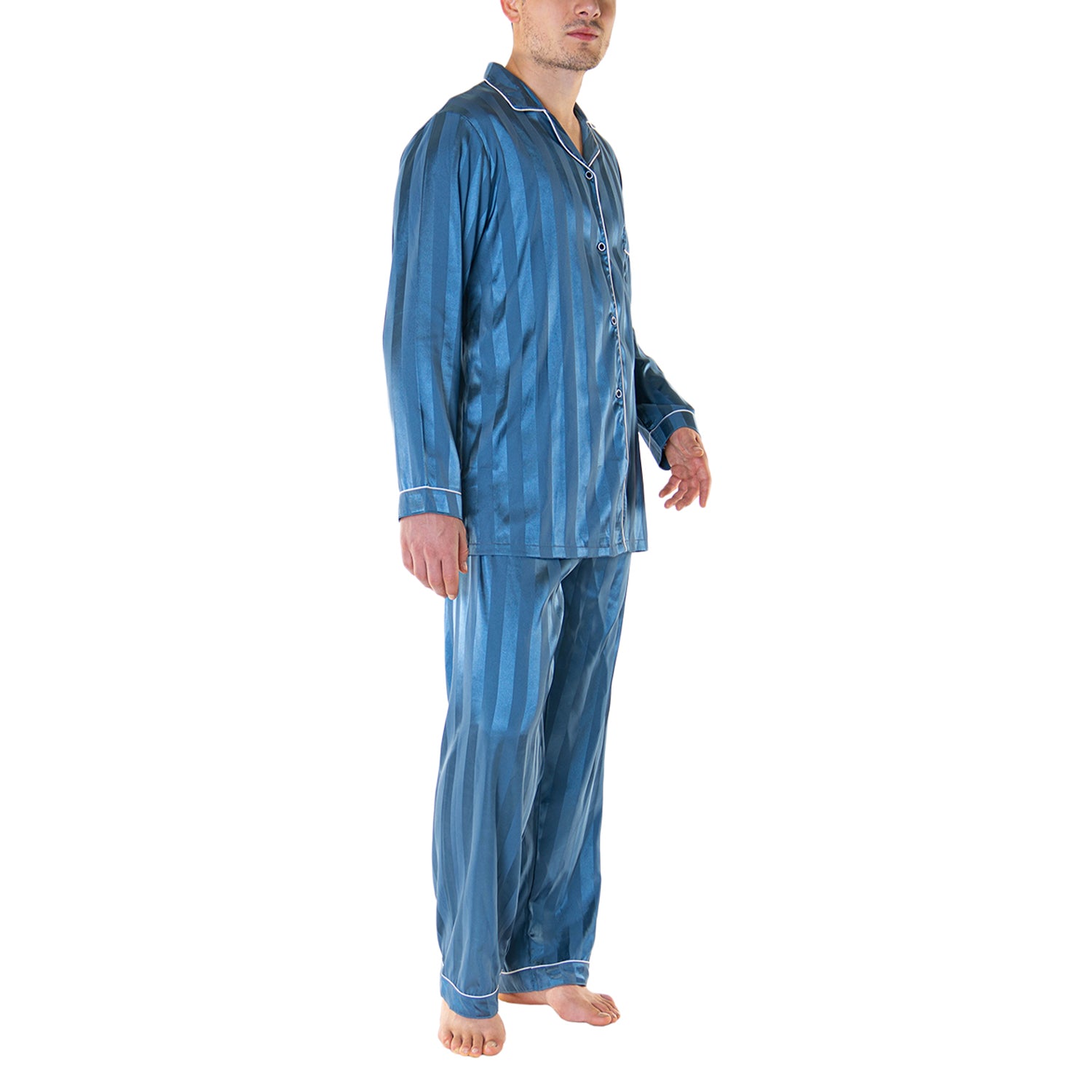 Pijama discount raso hombre