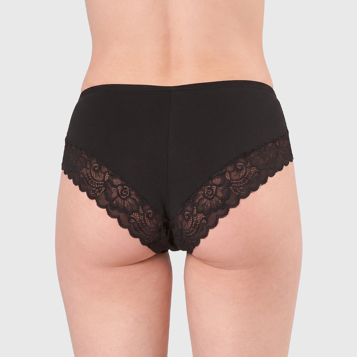 BI-PACK BOYSHORT COTTON LYCRA/LACE 20584