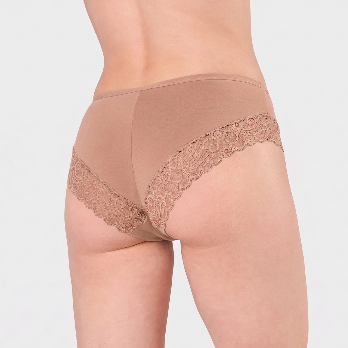 BI-PACK BOYSHORT COTTON LYCRA/LACE 20585