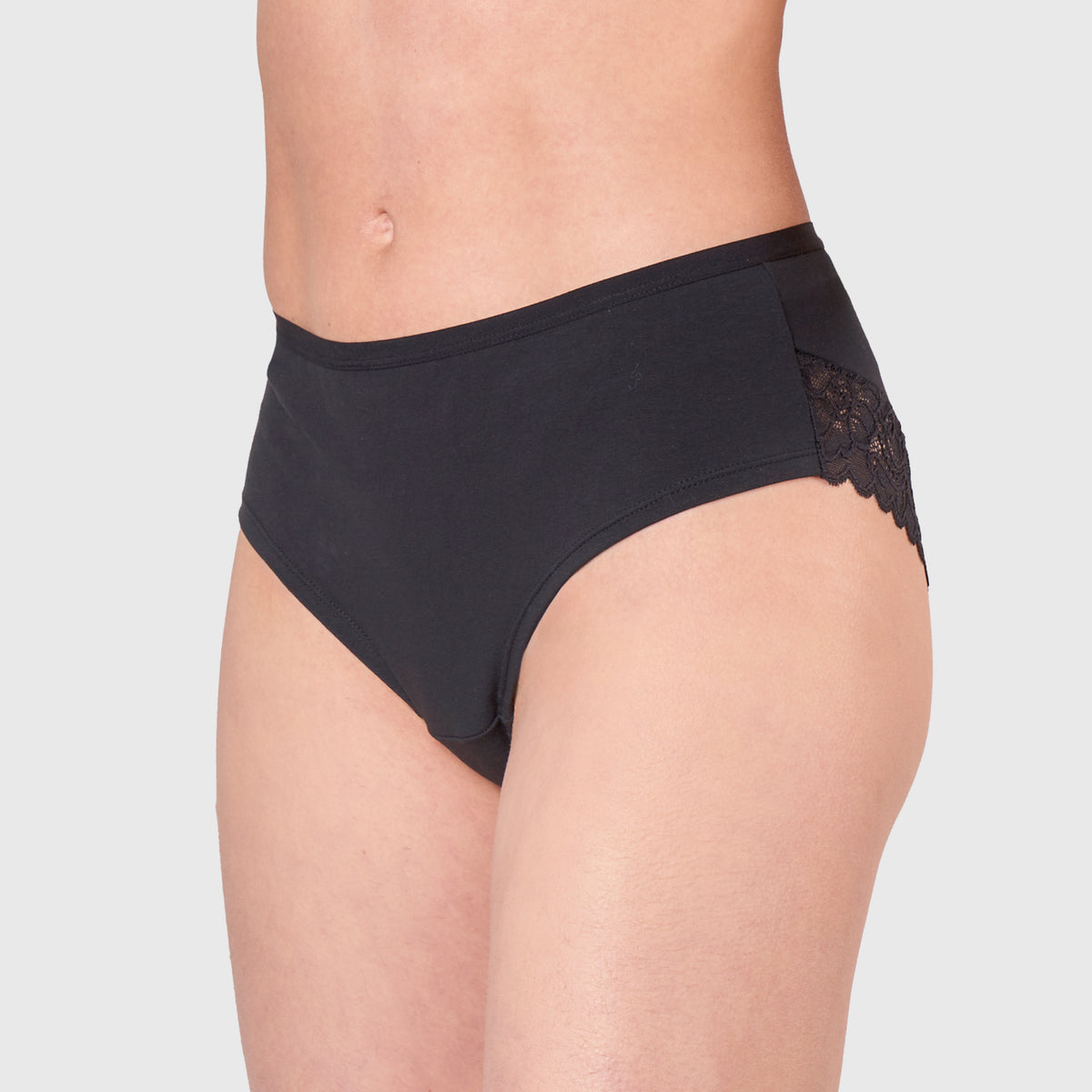 TRI-PACK BOYSHORT COTTON LYCRA/LACE 20586