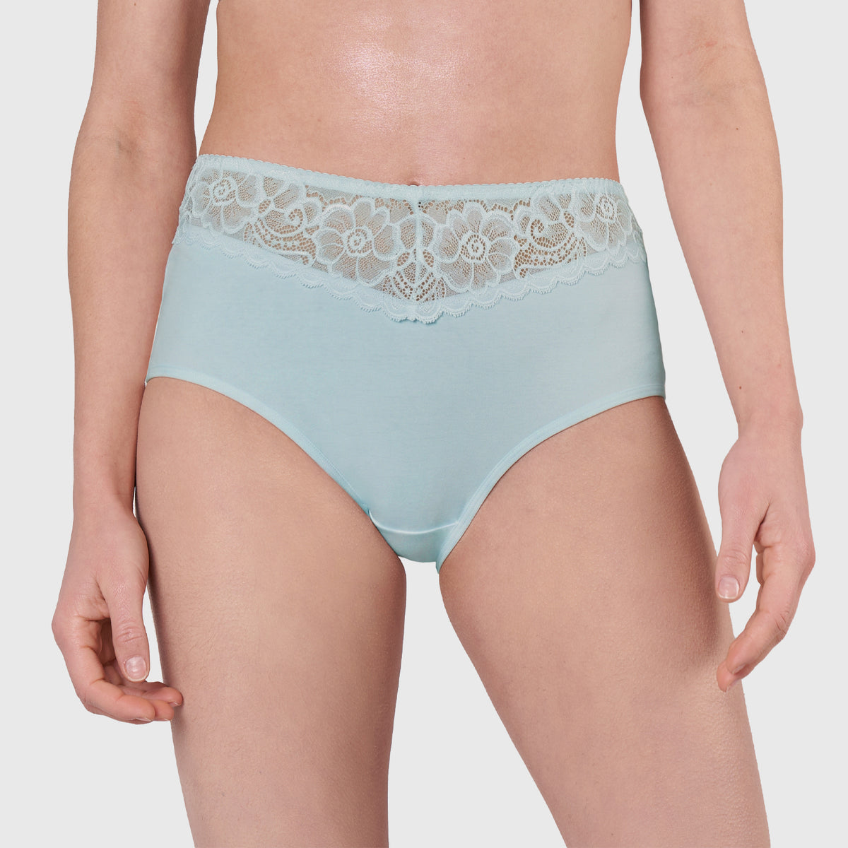 BI-PACK MIDI COTTON LYCRA/LACE 20587
