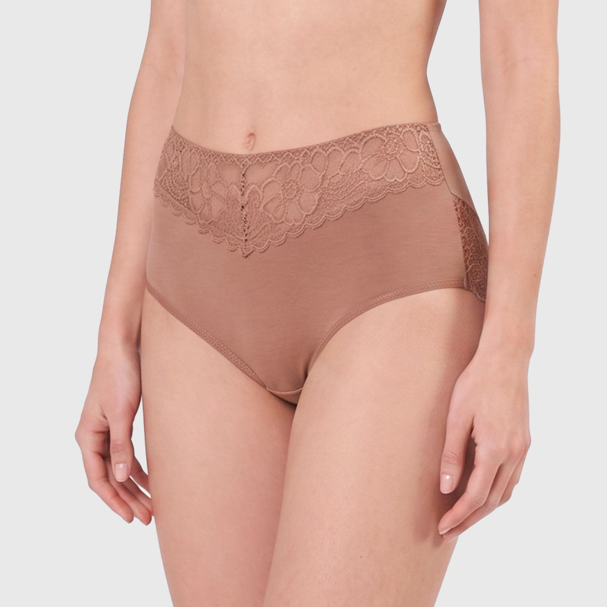 BI-PACK MIDI COTTON LYCRA/LACE 20588