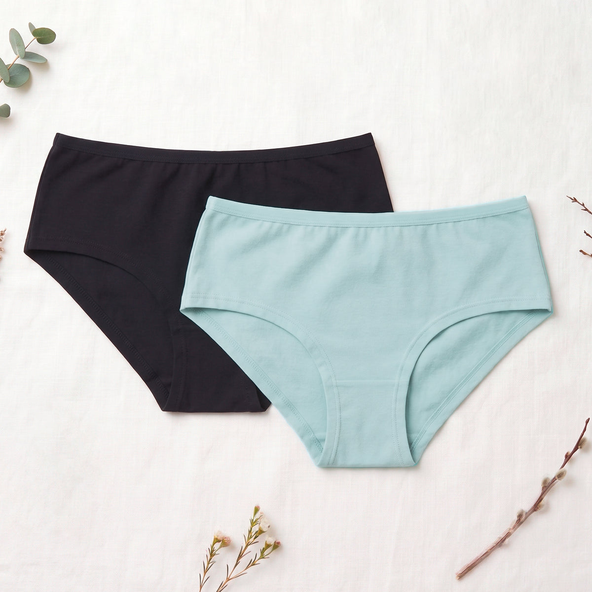 BI-PACK BOYSHORT COTTON LYCRA 20590