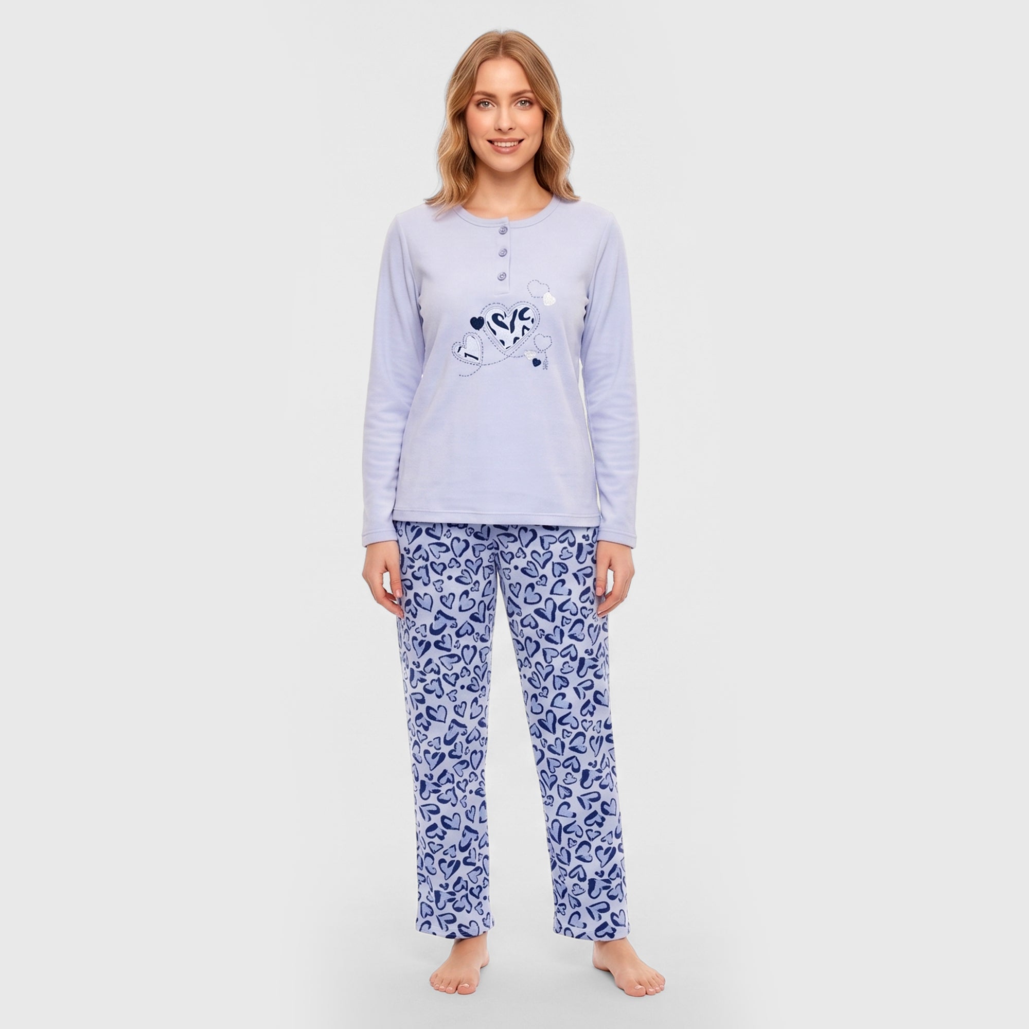 PIJAMA MICROPOLAR MUJER 8732
