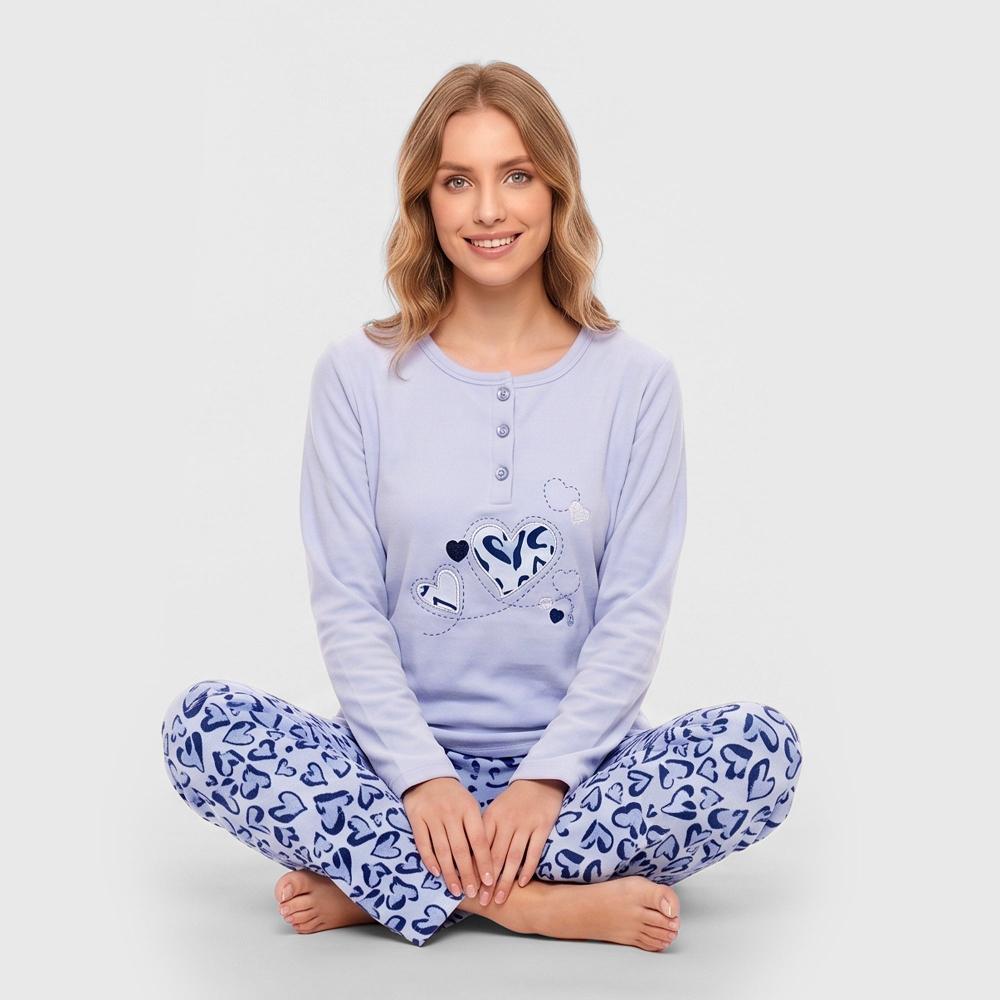 PIJAMA MICROPOLAR MUJER 8732