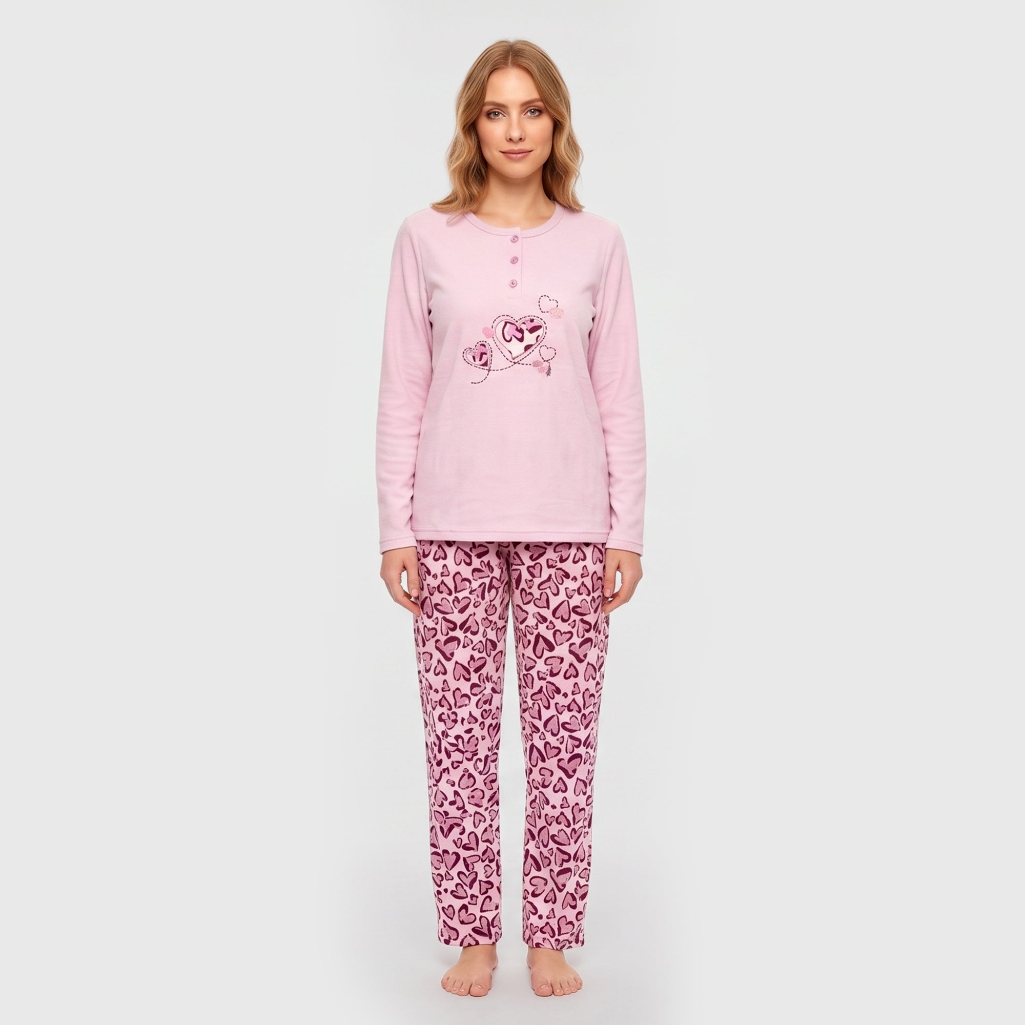 PIJAMA MICROPOLAR MUJER 8732