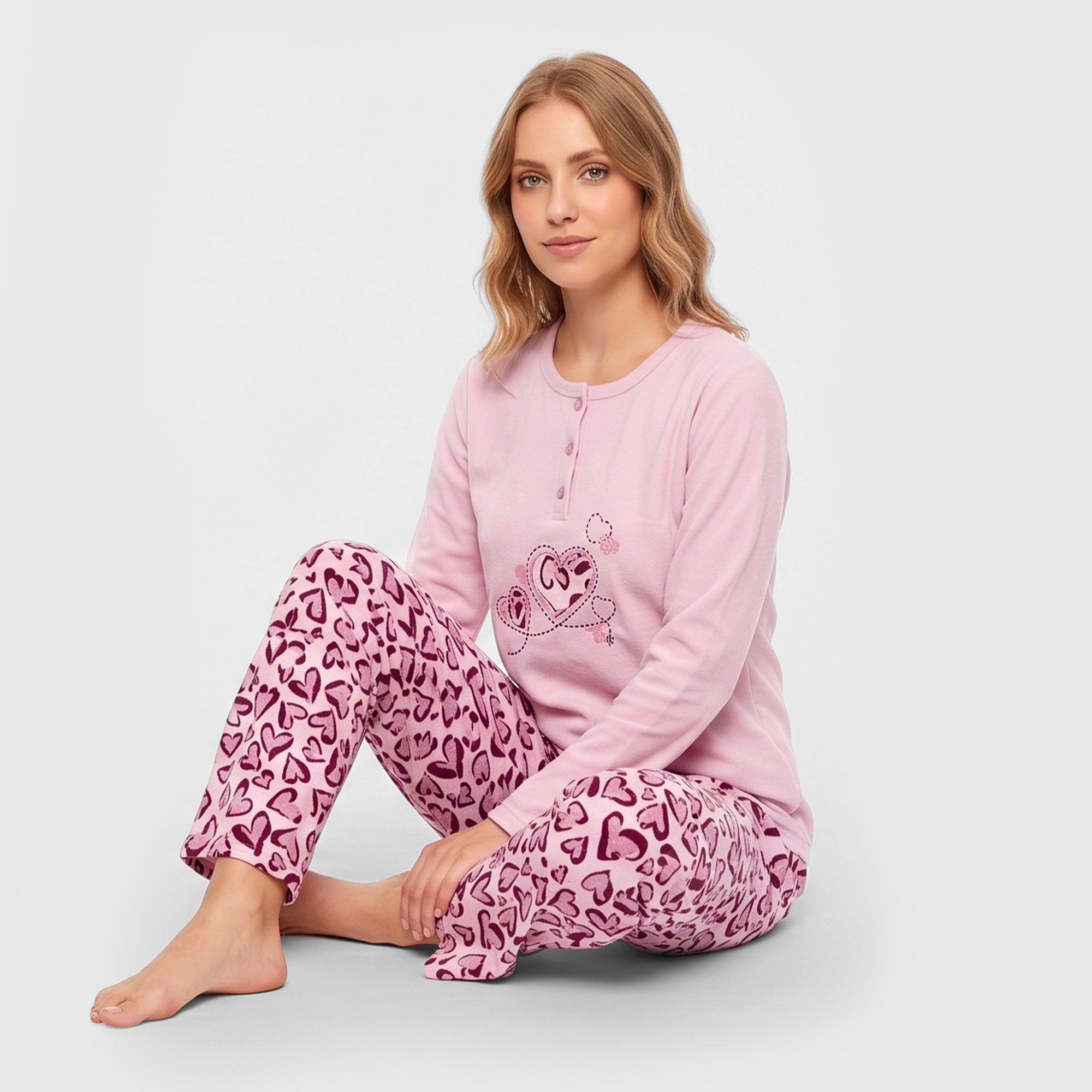 PIJAMA MICROPOLAR MUJER 8732